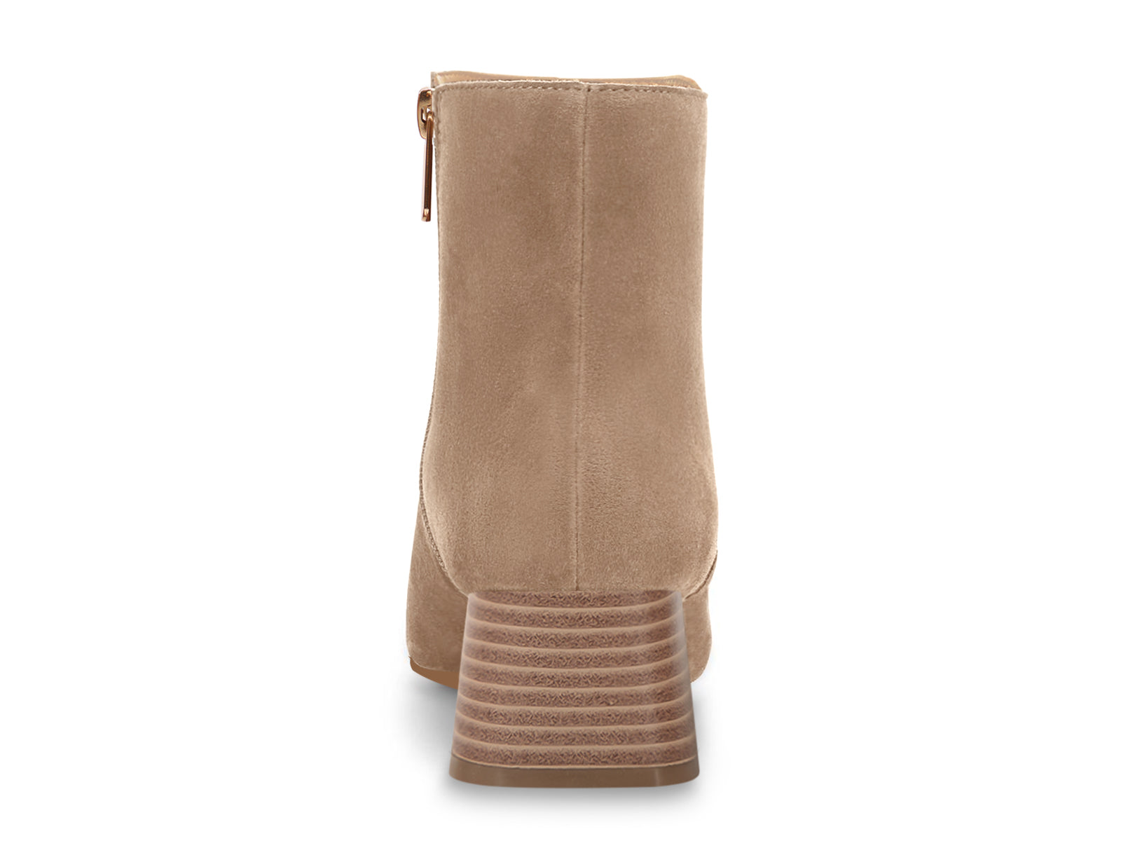 Coutgo Womens Light Brown Square Toe Booties