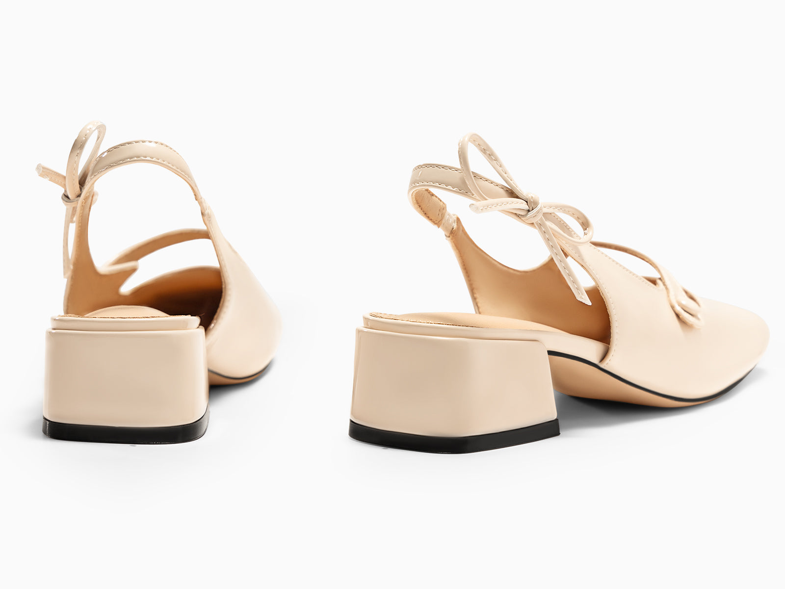 Coutgo Womens Apricot Mary Jane Shoes