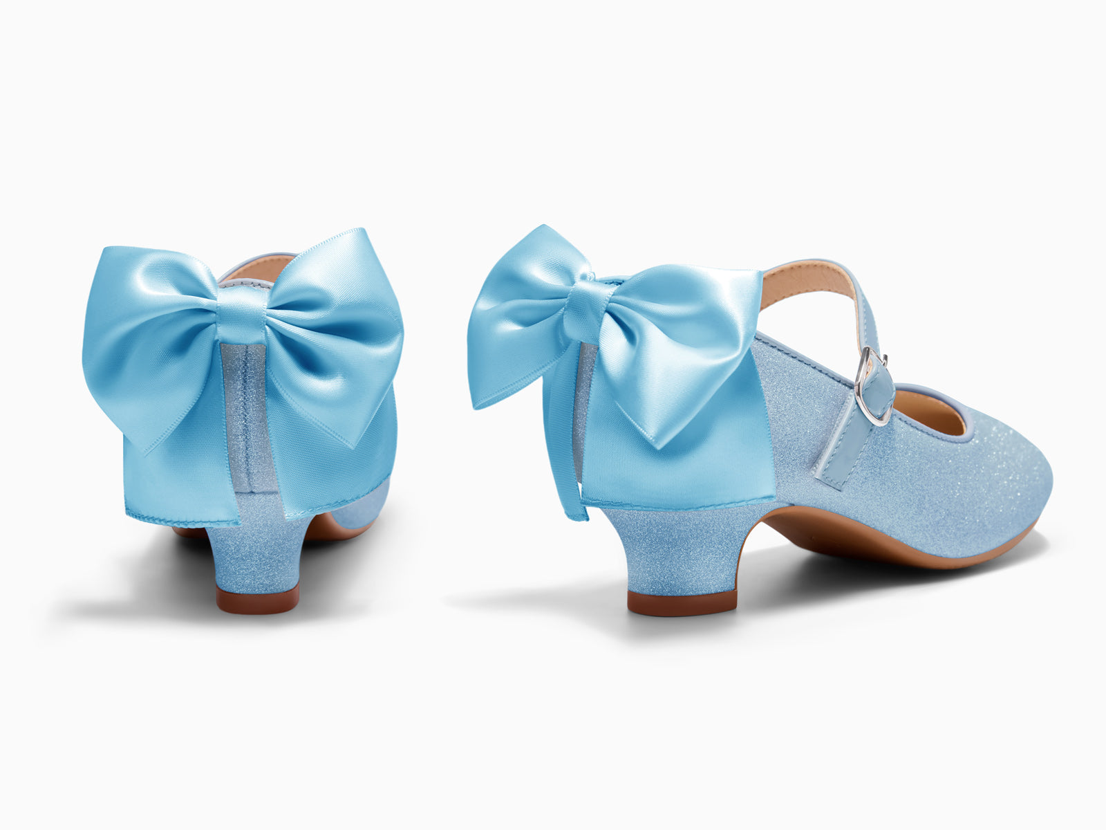 Coutgo Girls Blue Dress Shoes Mary Jane
