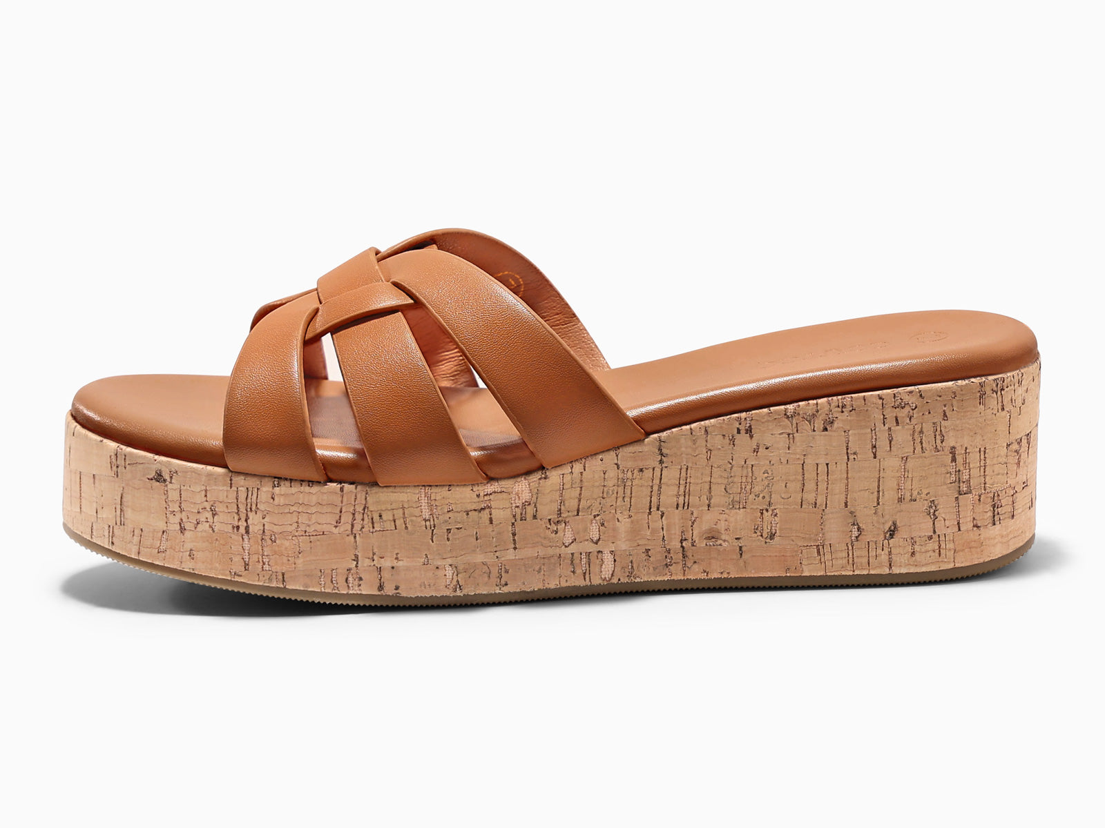 Coutgo Women's Brown Platform Wedge Sandals