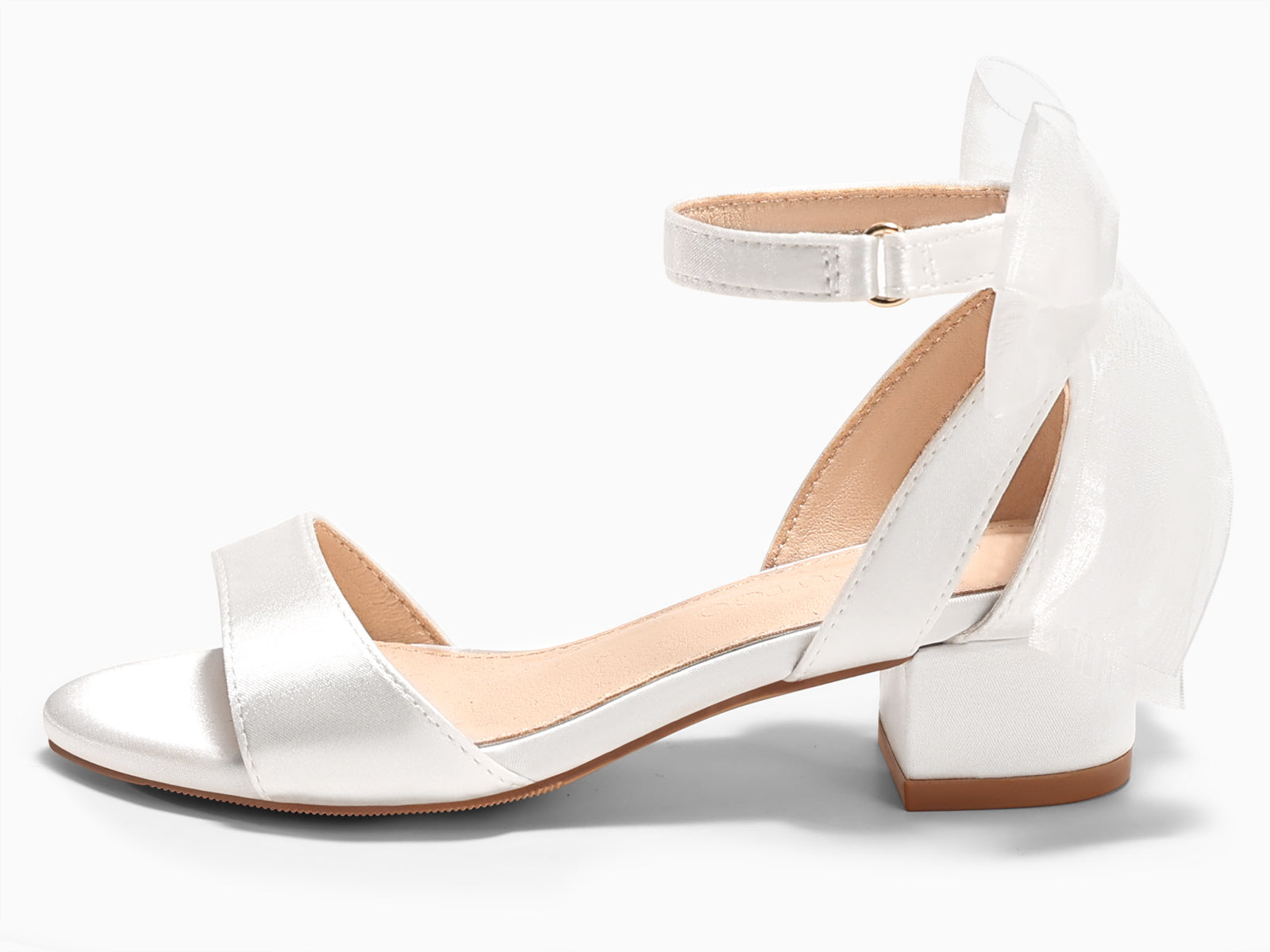 Coutgo Girls White Dress Shoes Sandals