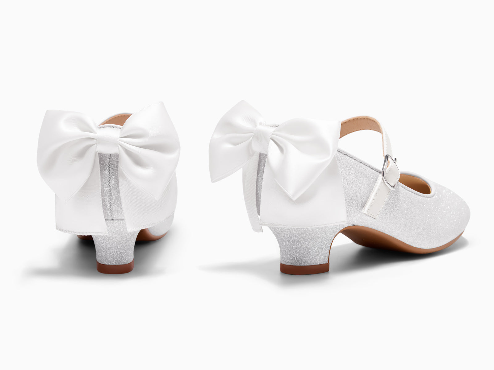 Coutgo Girls White Dress Shoes Mary Jane