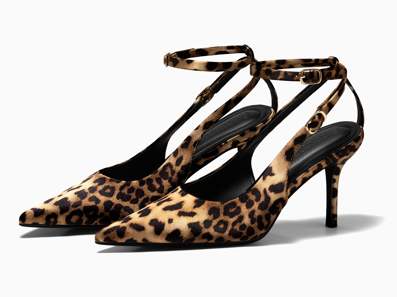 Coutgo Womens Leopard High Heels
