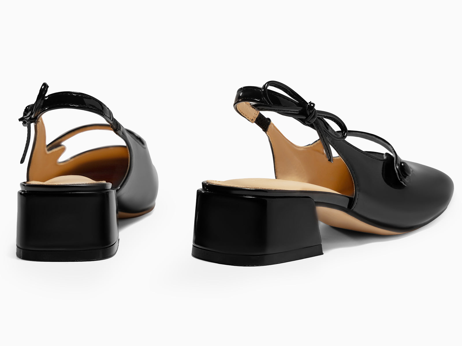 Coutgo Womens Black Mary Jane Shoes