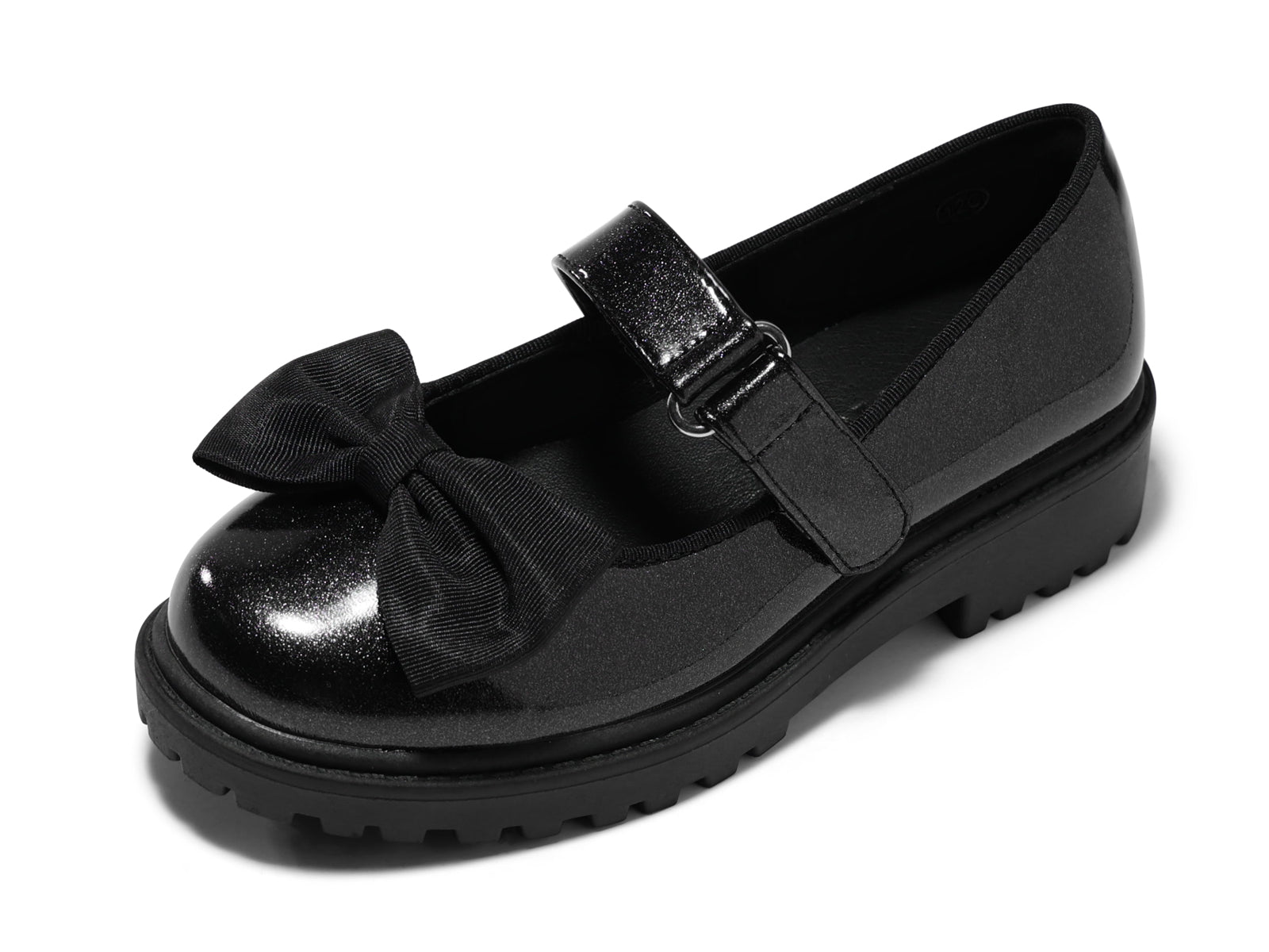 Coutgo Girls Cool Black Mary Jane Dress Shoes