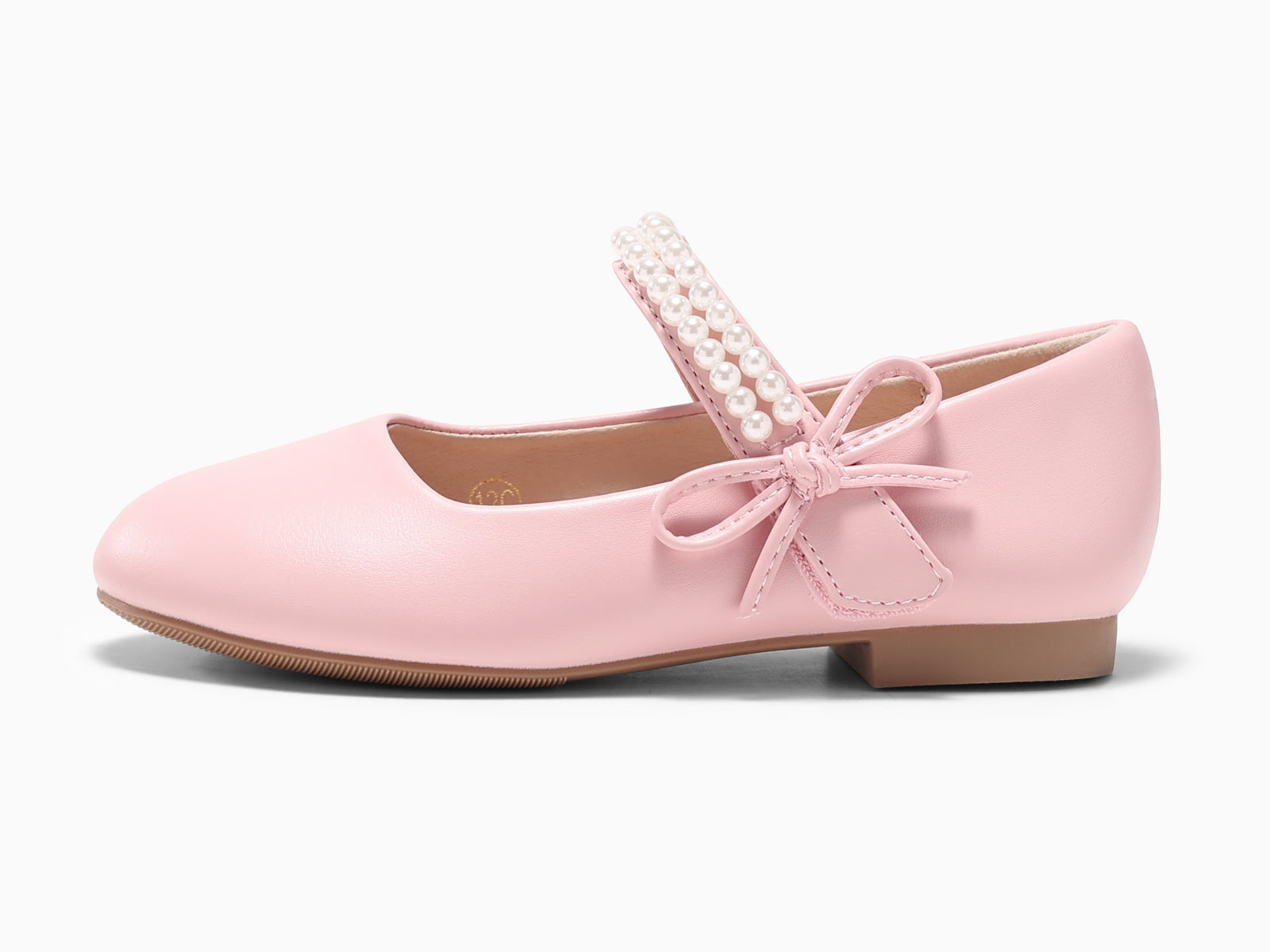 Coutgo Girls Pink Mary Jane Dress Shoes