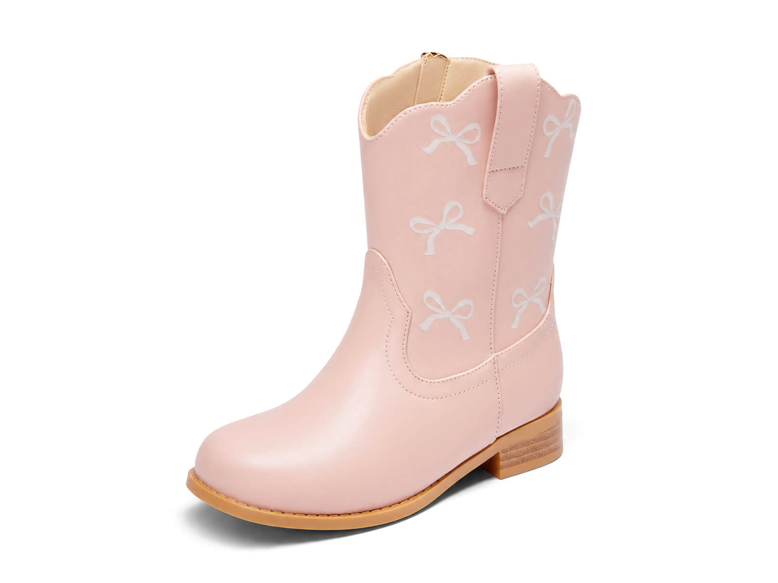 Coutgo Girls Pink Cowgirl Western Boots