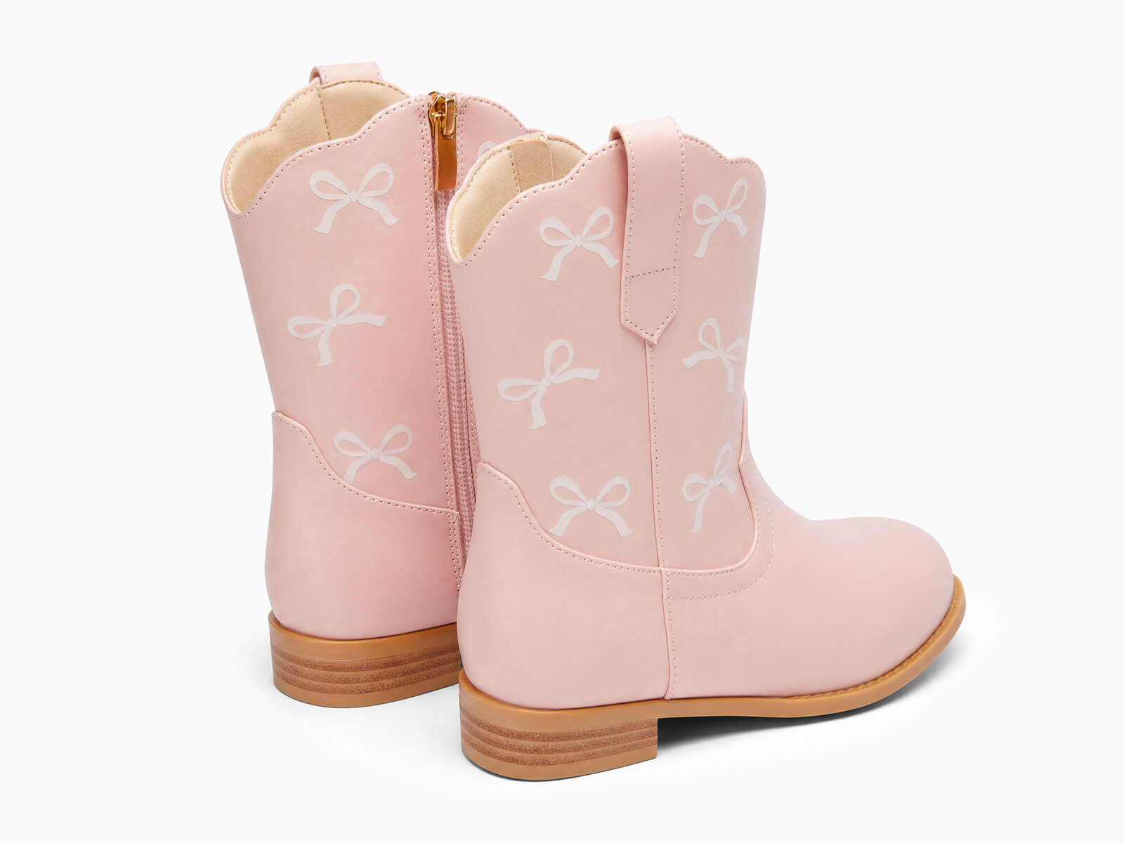 Coutgo Girls Pink Cowgirl Western Boots