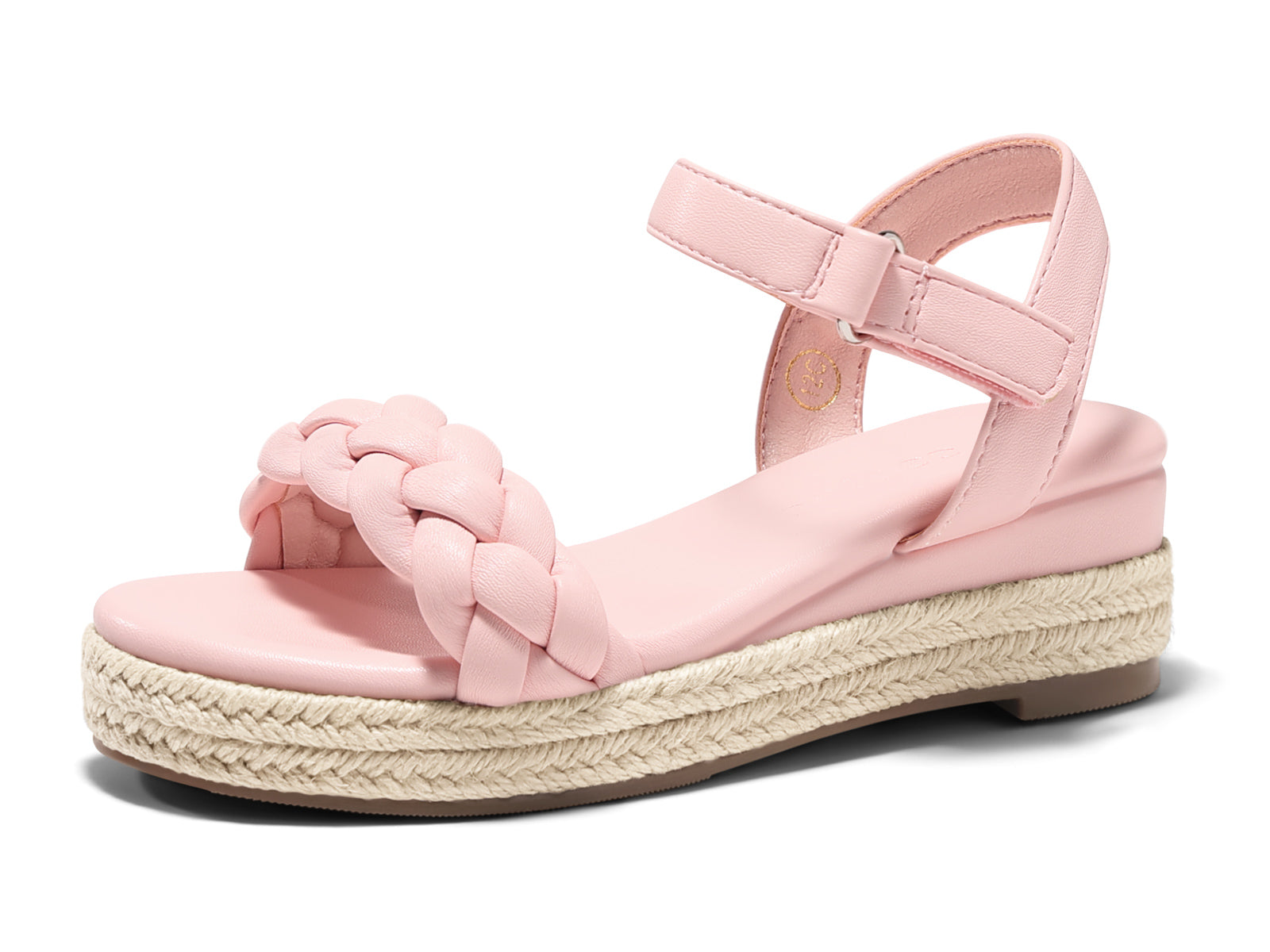 Coutgo Womens Pink Wedge Platform Sandals