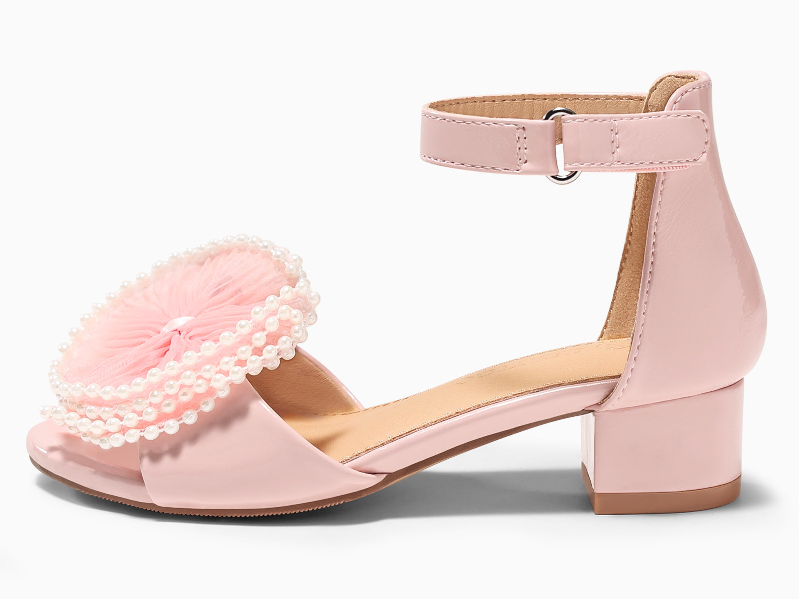 Coutgo Girls Pink Dress Shoes Sandals