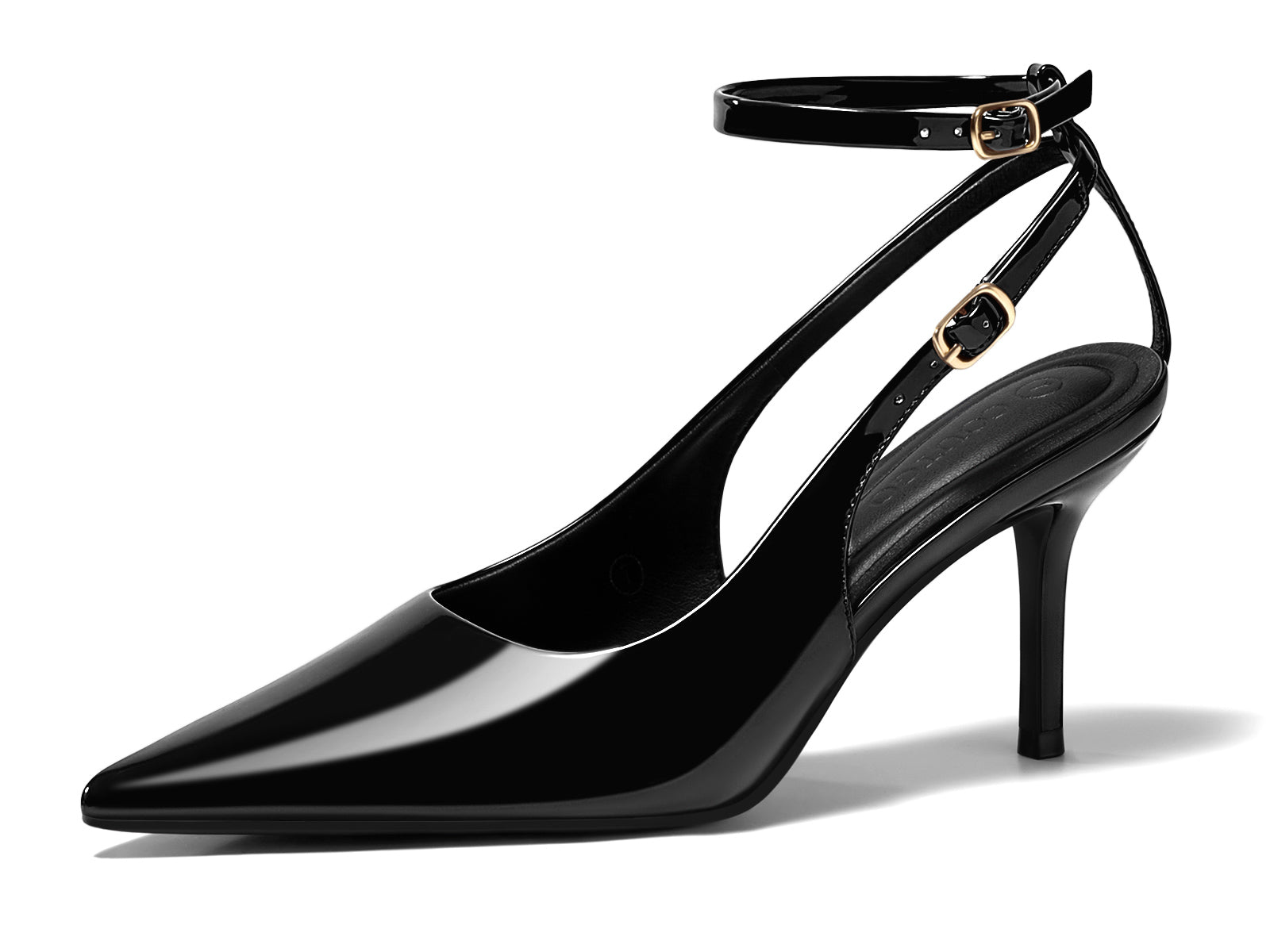 Coutgo Womens Black High Heels