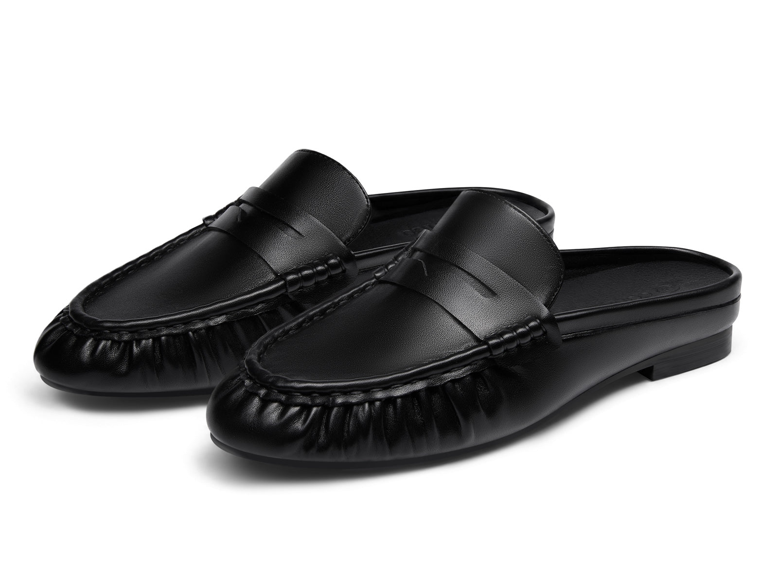 Coutgo Women's Mule Black Loafers