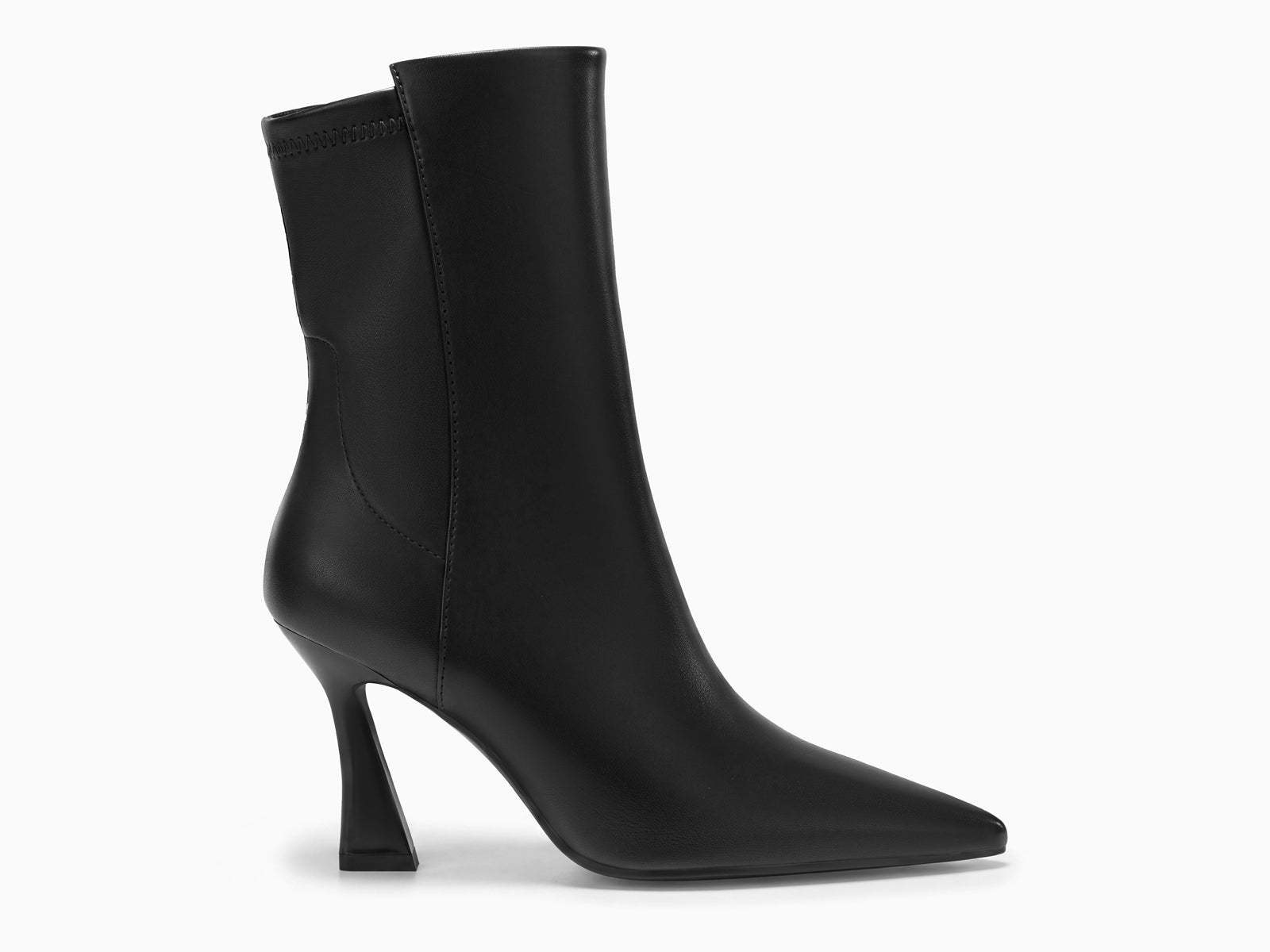 Coutgo Black Womens Ankle Boots