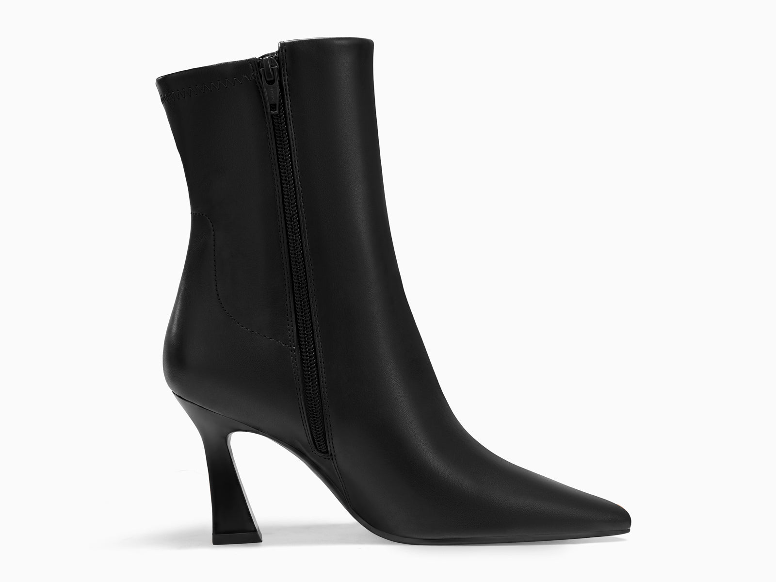 Coutgo Black Womens Ankle Boots