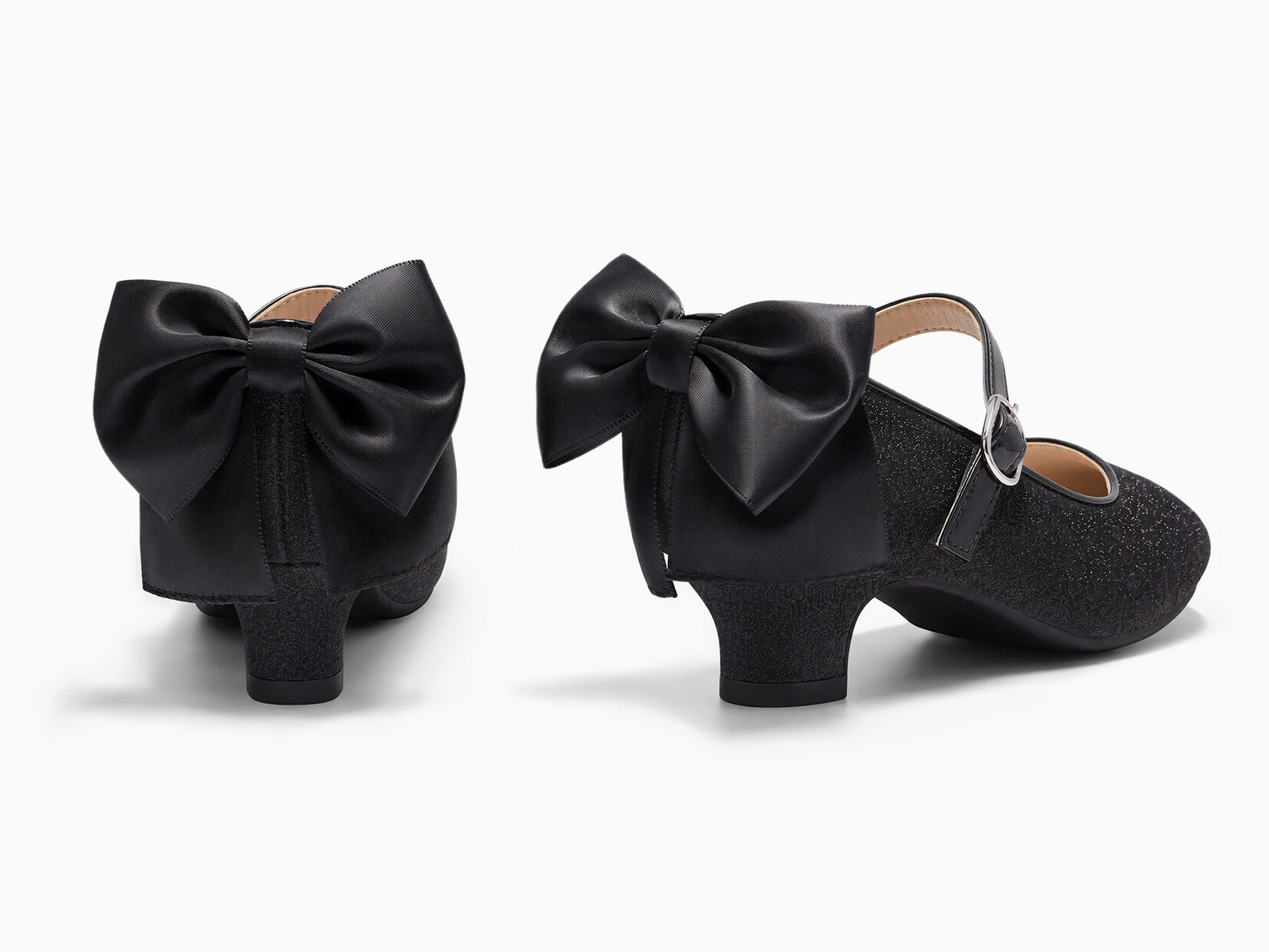 Coutgo Girls Black Dress Shoes Mary Jane