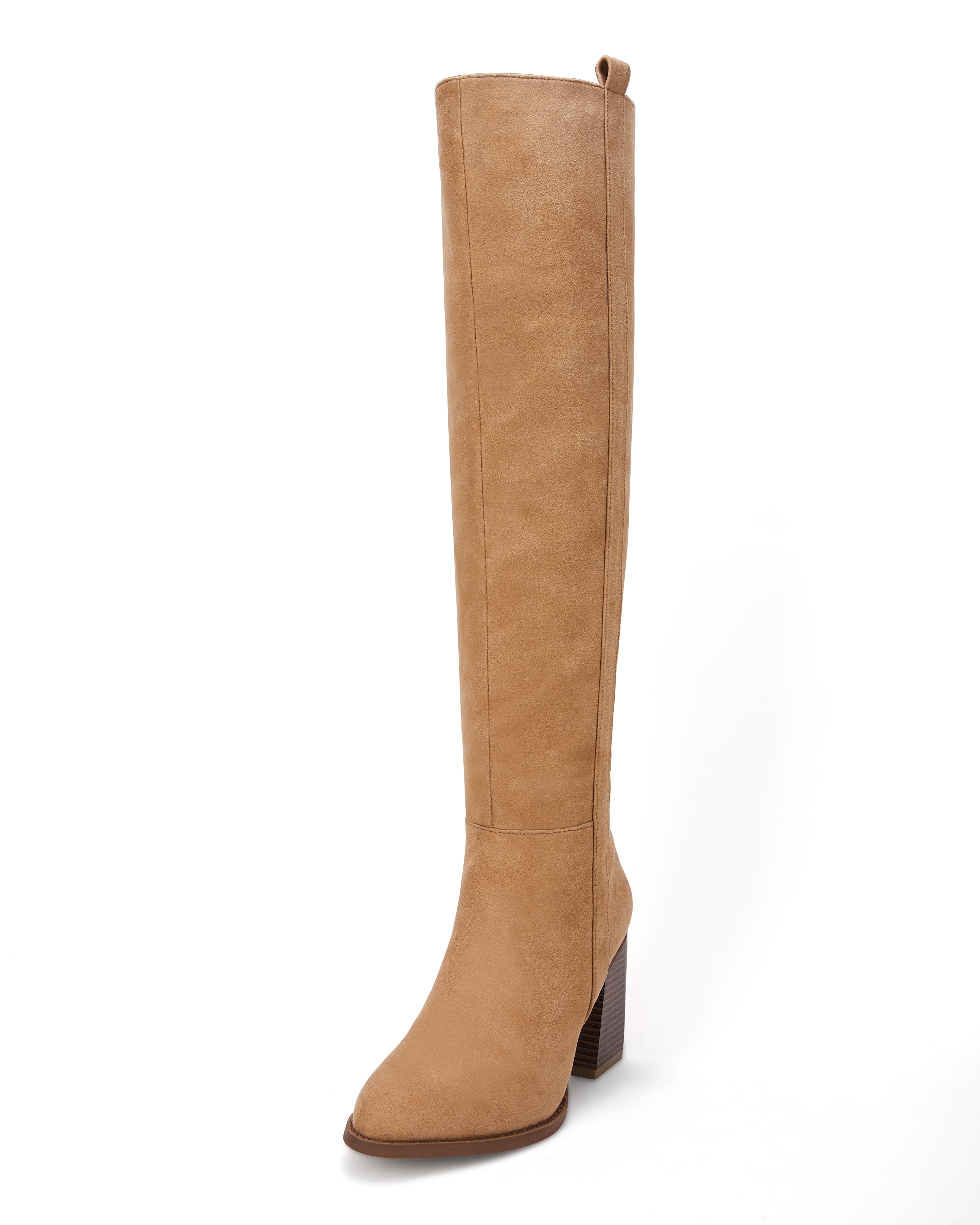 Ermonn Womens Khaki Knee High Boots