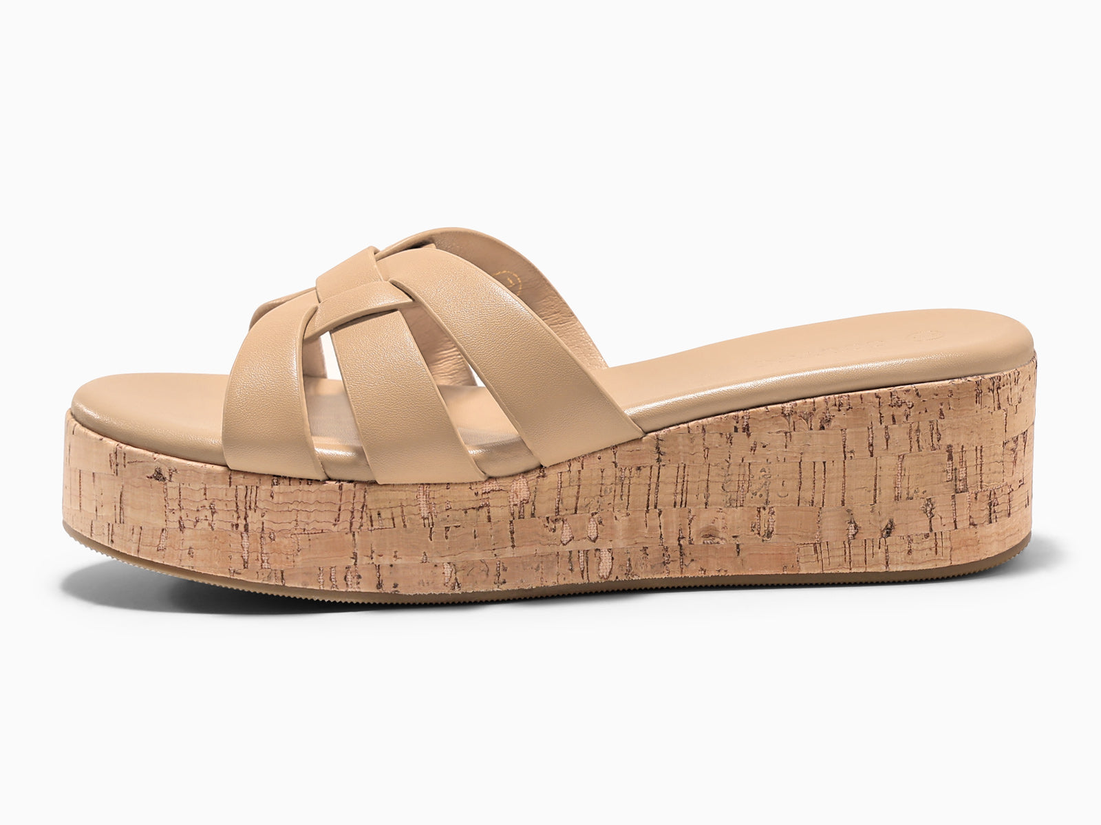 Coutgo Women's Khaki Platform Wedge Sandals