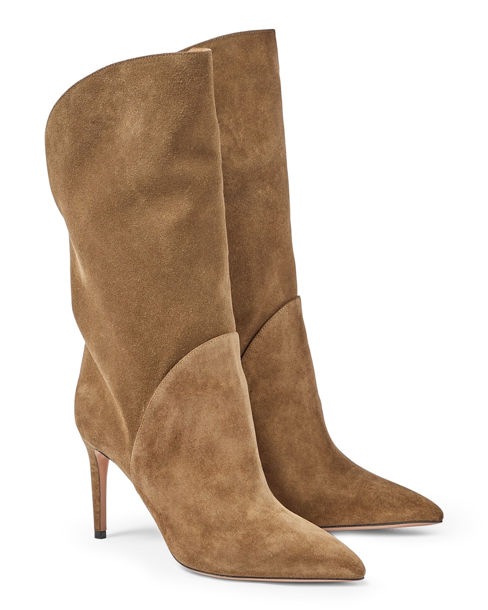 Coutgo Womens Light Coffee Boots