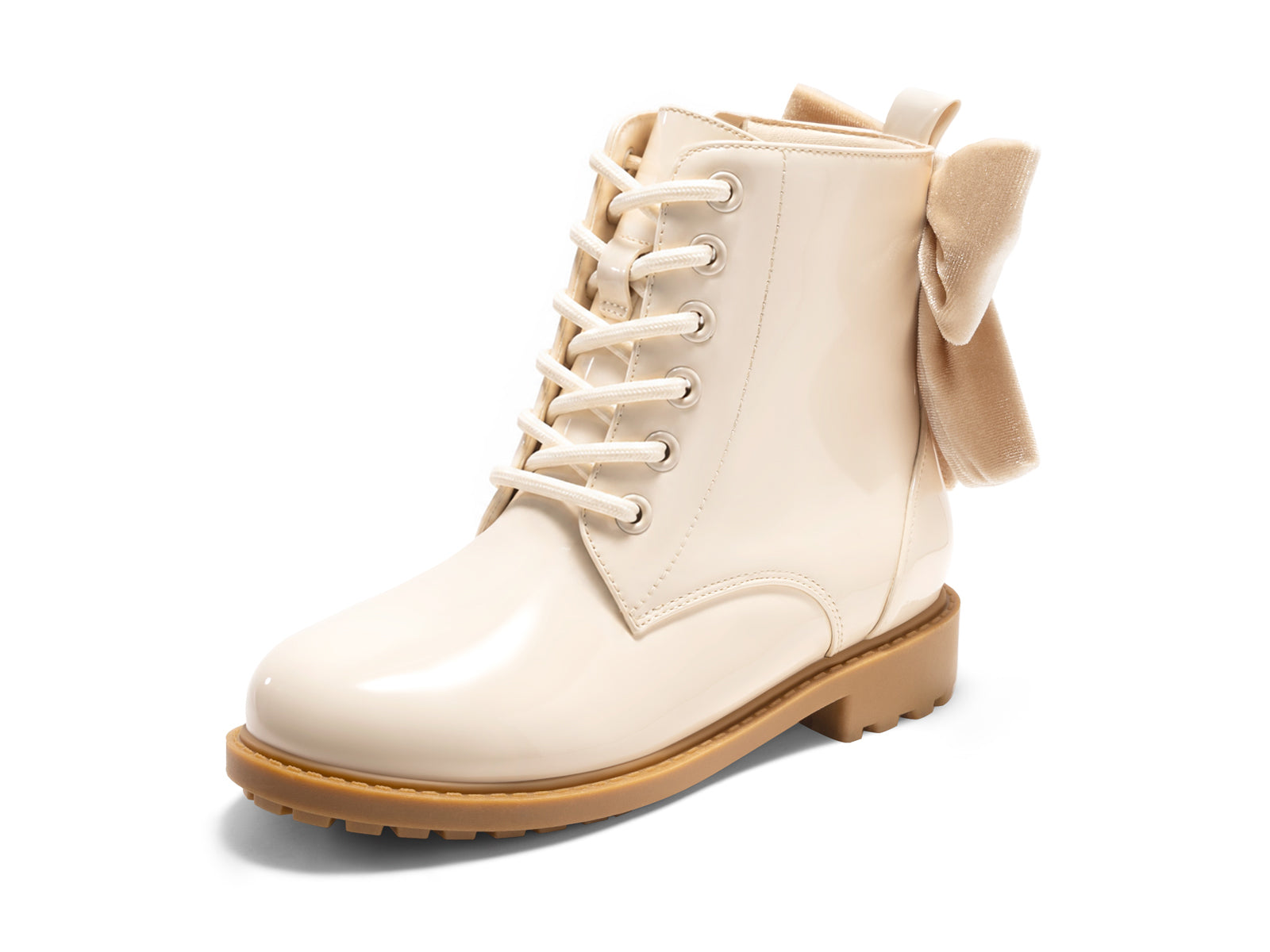 Coutgo Girls Creamy White Dress Booties