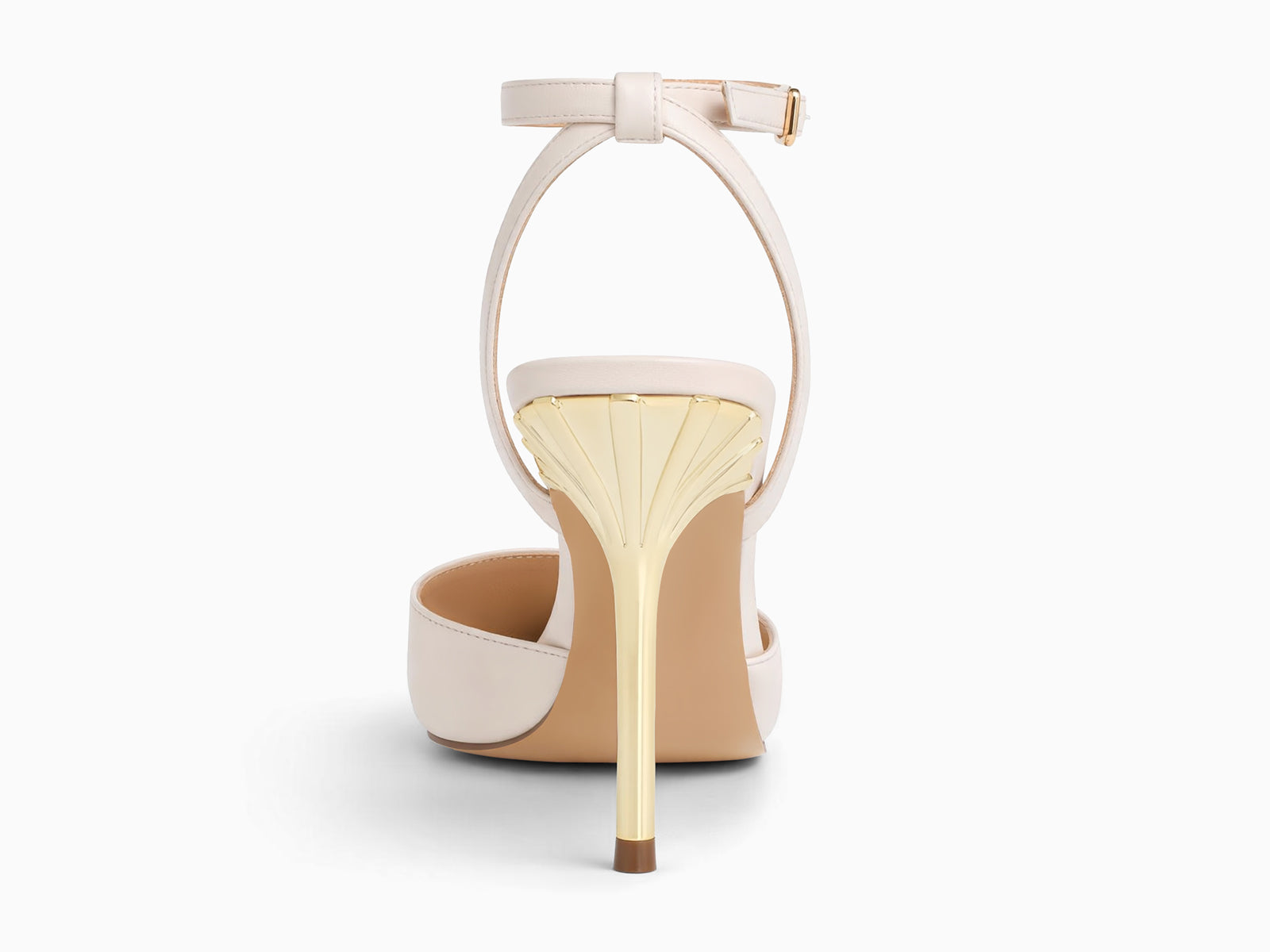 Coutgo Womens Creamy White Party Dress Shoes