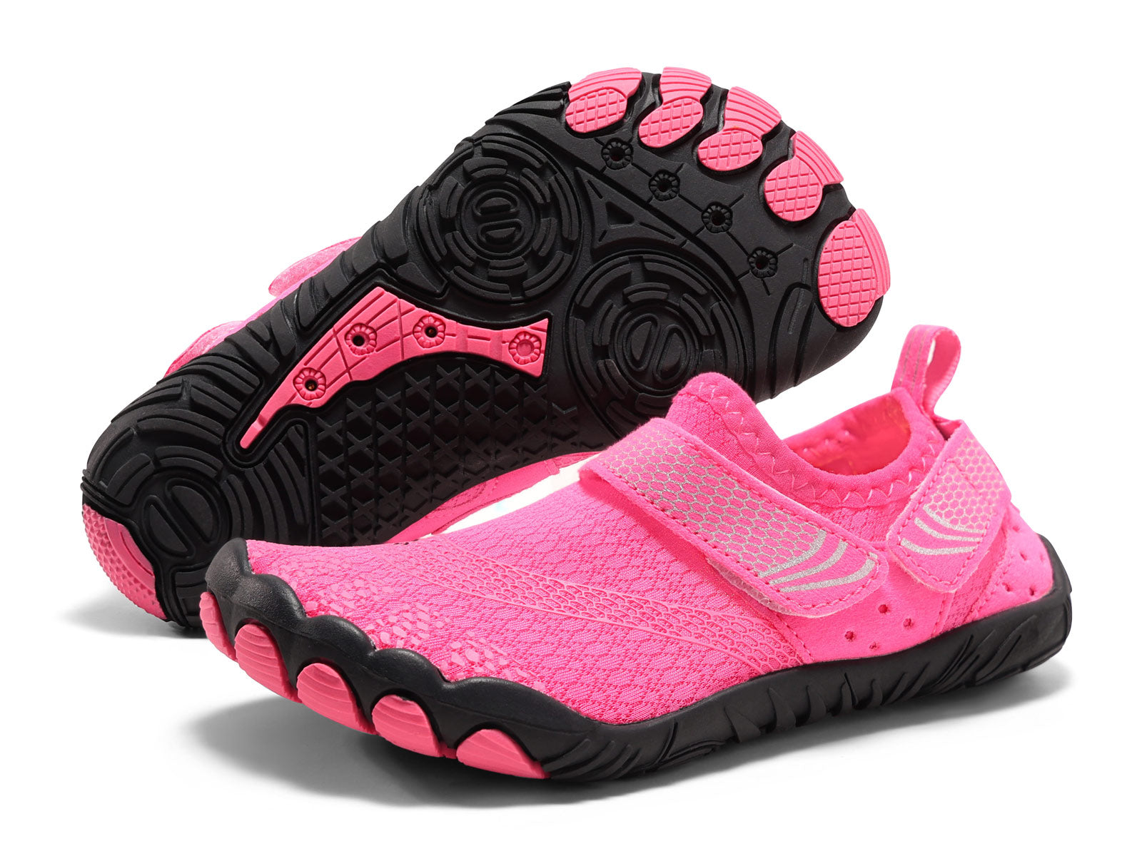 Coutgo Barefoot Hot Pink Water Shoes for Kids