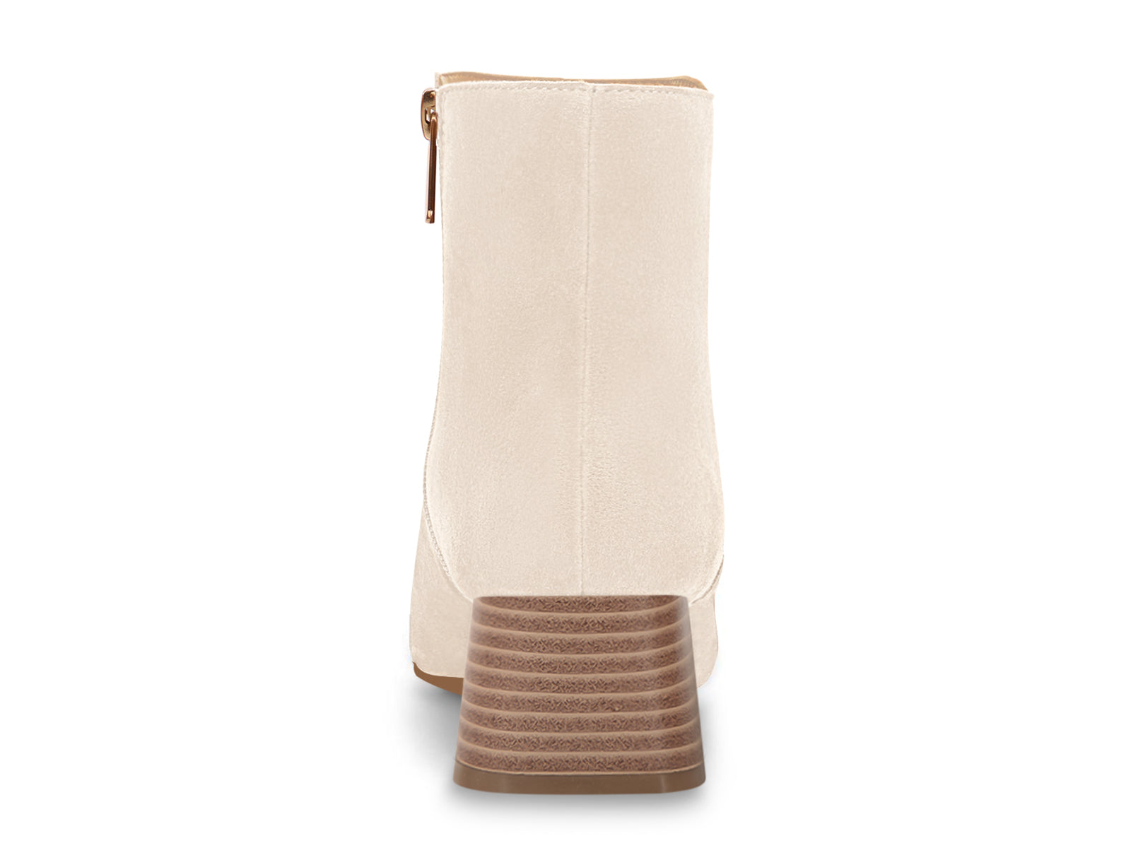 Coutgo Womens Beige Square Toe Booties