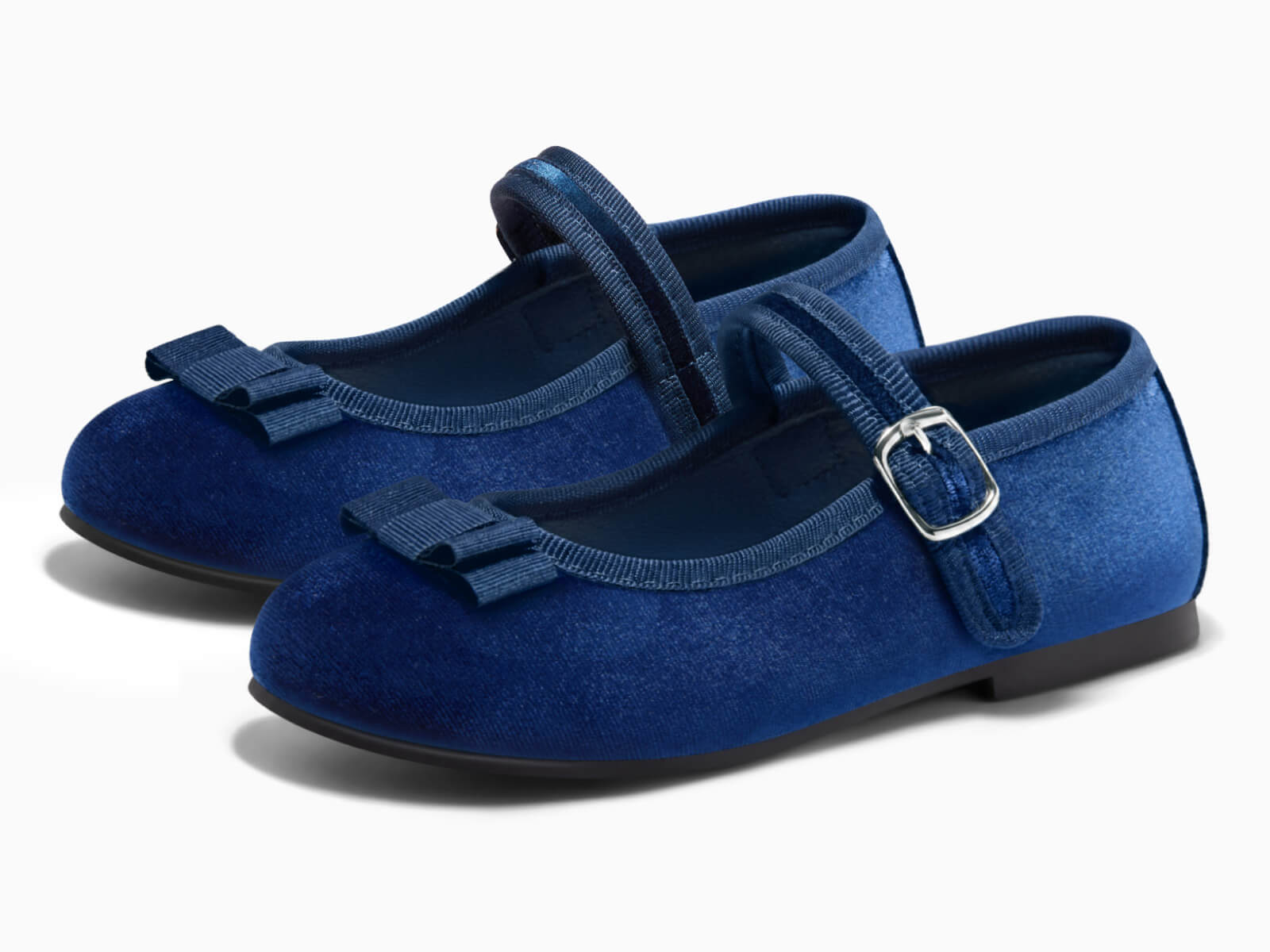 Coutgo Girls Navy Mary Jane Dress Shoes