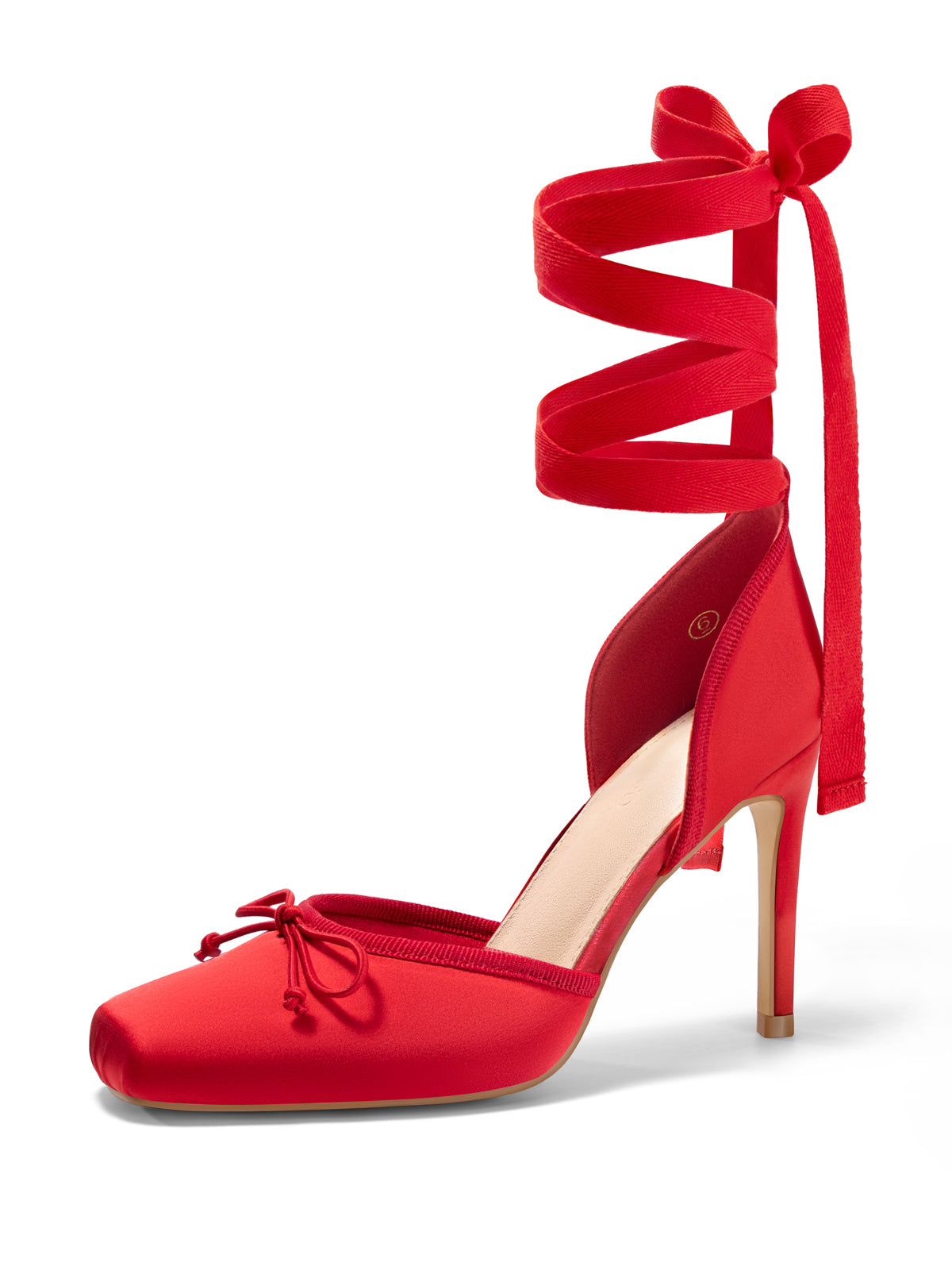 Coutgo Red Womens Pumps Prom Dress Shoes