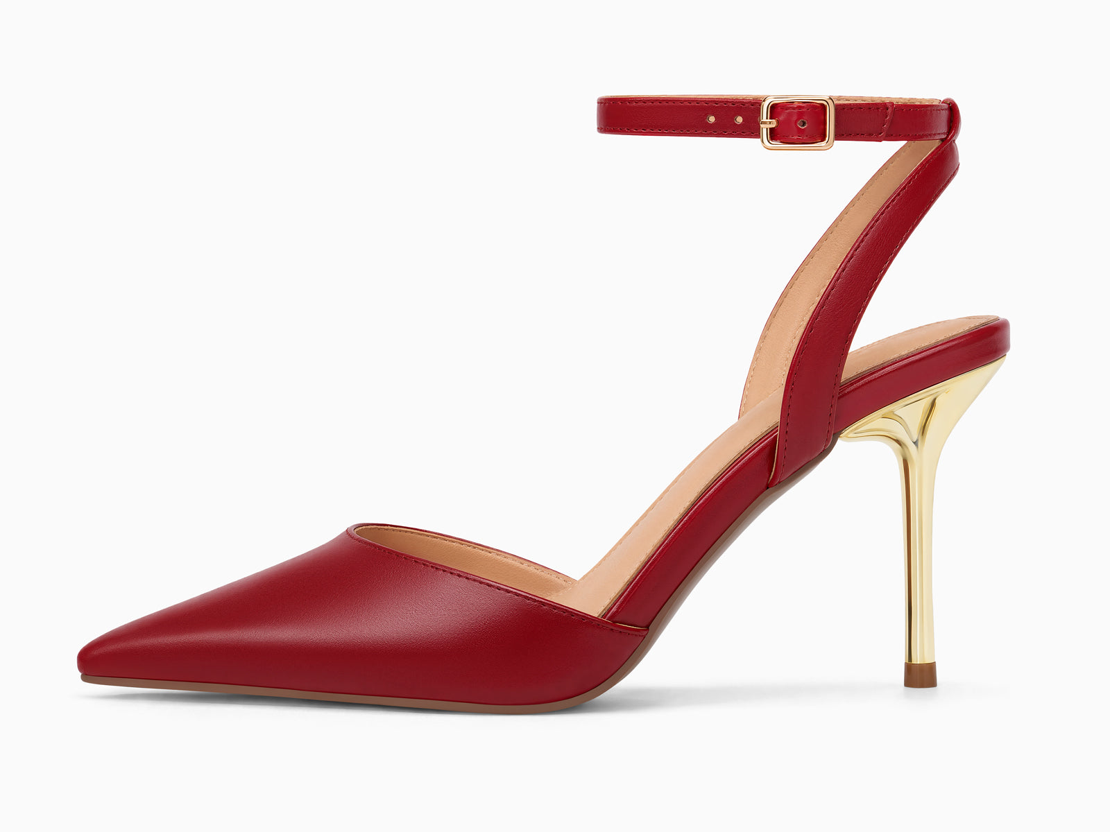 Coutgo Womens Red Party Dress Shoes