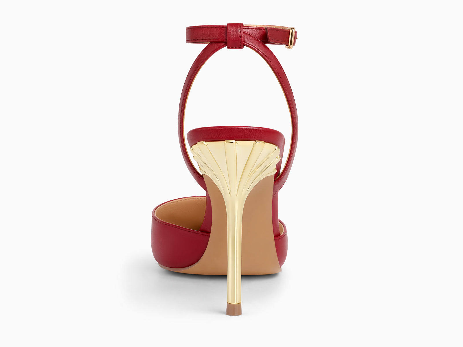 Coutgo Womens Red Party Dress Shoes
