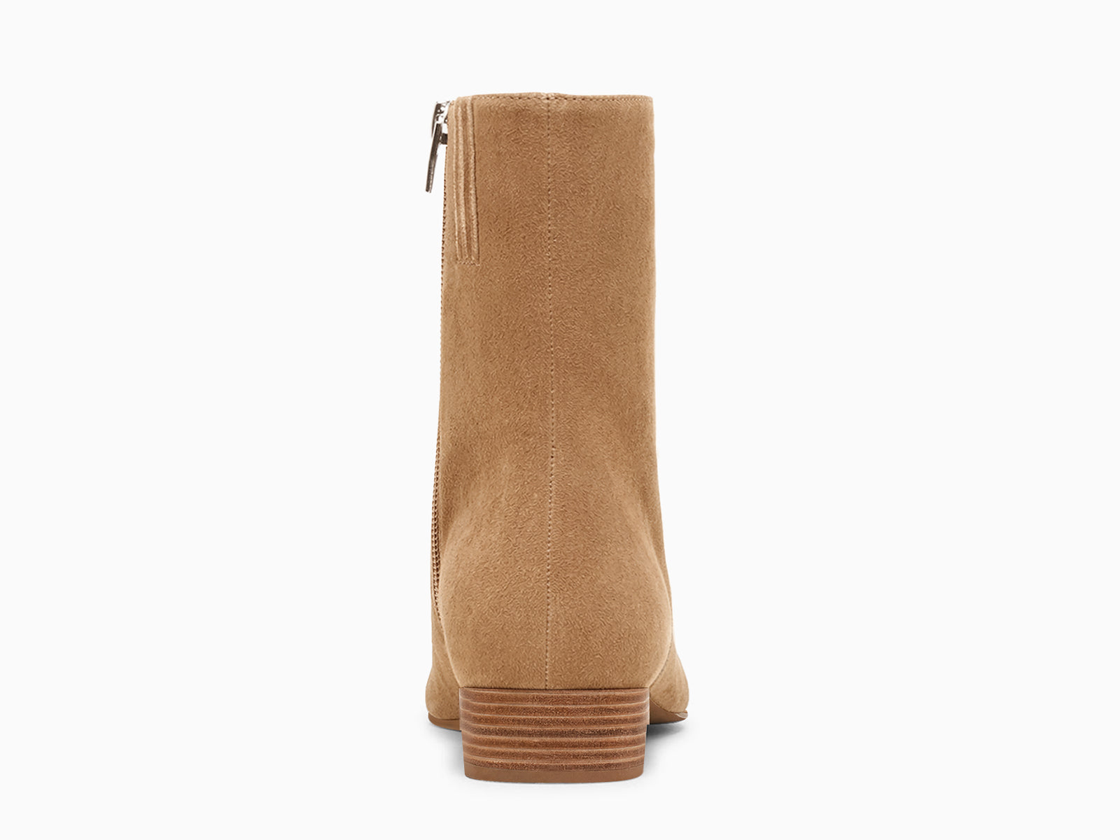 Coutgo Light Brown Chunky Heel Ankle Boots