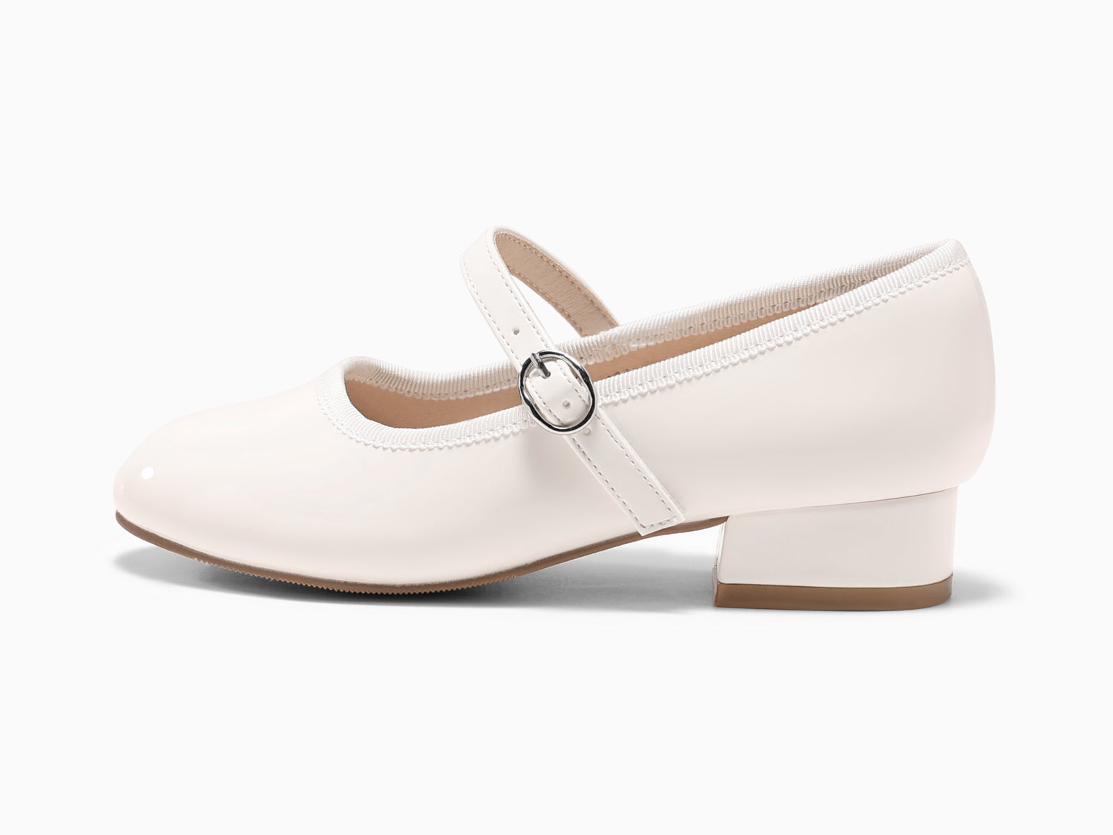 Coutgo Girls White Mary Jane Flats