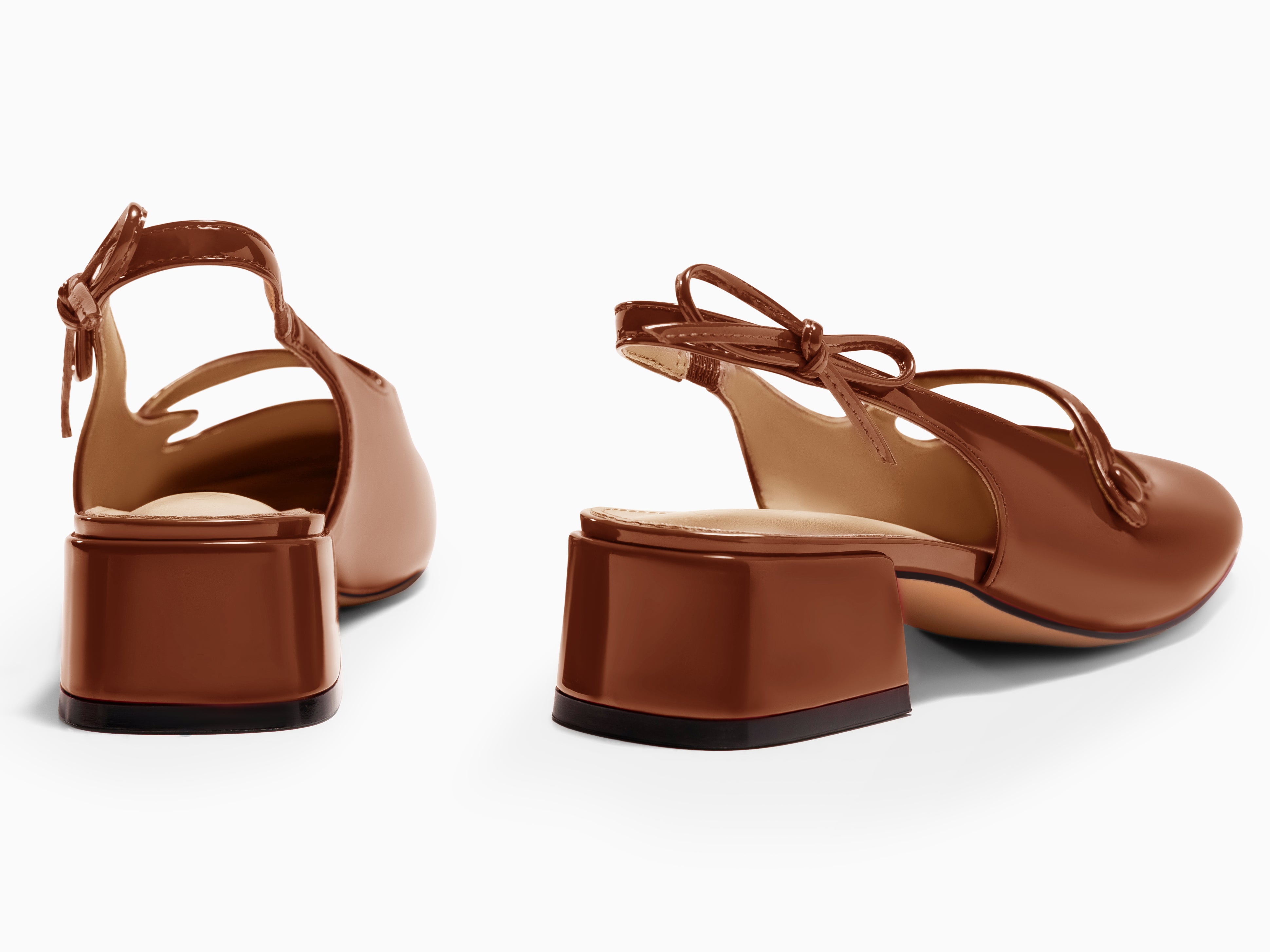 Coutgo Womens Brown Mary Jane Shoes