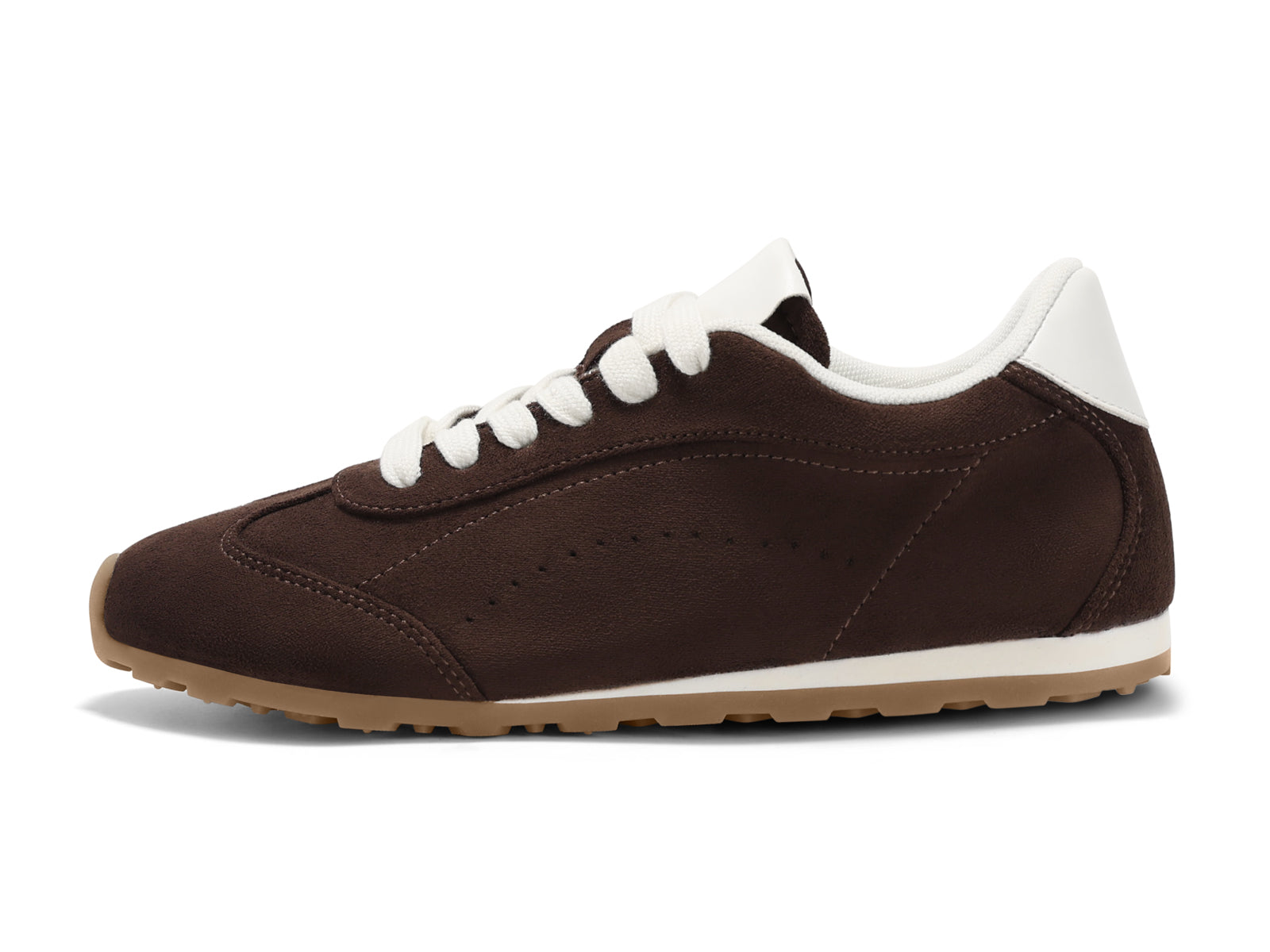 Coutgo Women Coffee Casual Fashion Sneakers
