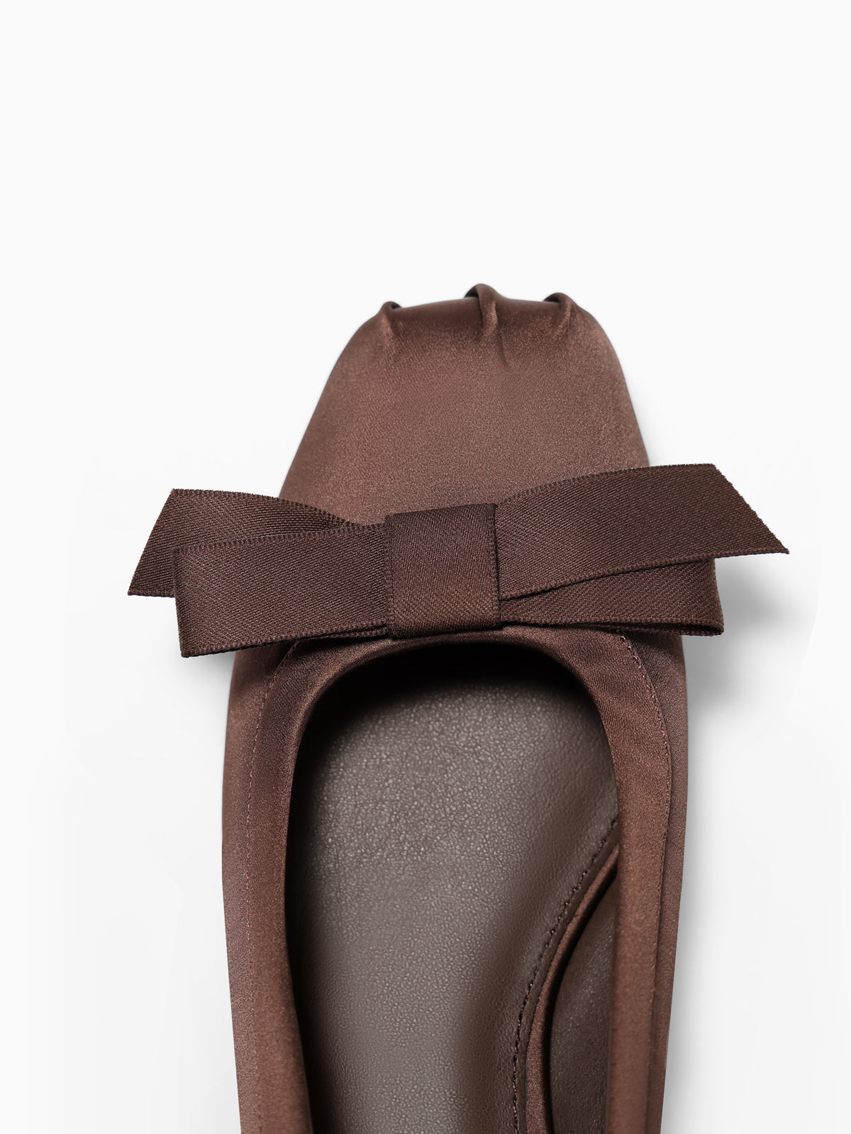 Coutgo Womens Coffee Bow Slingback Dress Heels