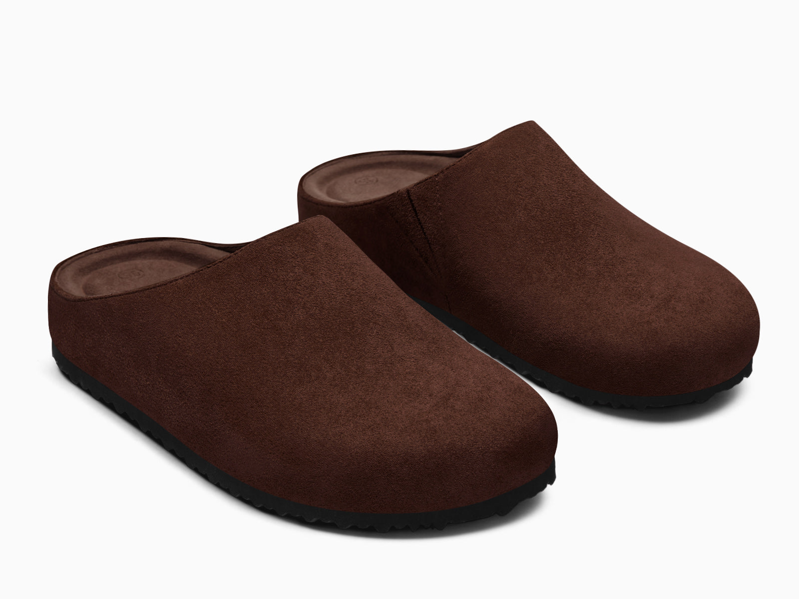 Coutgo Women Chocolate Brown Slip-On Clogs