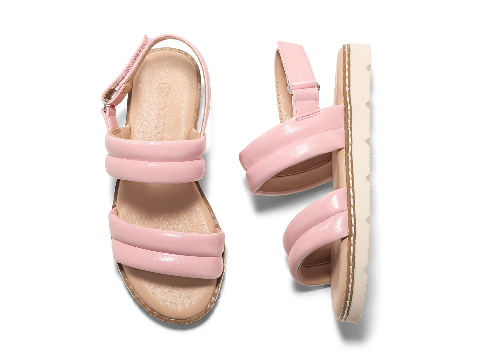 Coutgo Girls Sandals Pink Comfort Open Toe