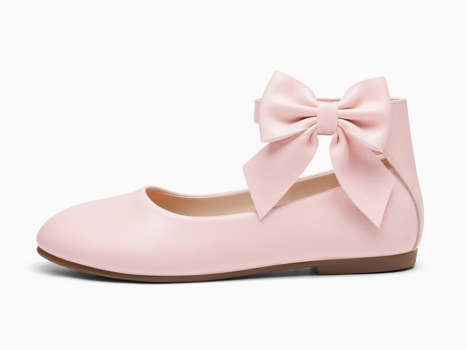 Coutgo Girls Pink Dress Shoes Ballet Flats