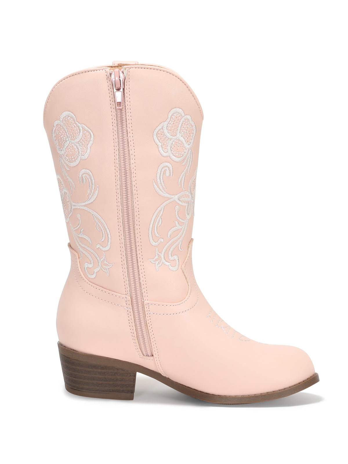 Coutgo Girls Pink Western Cowboy Boots