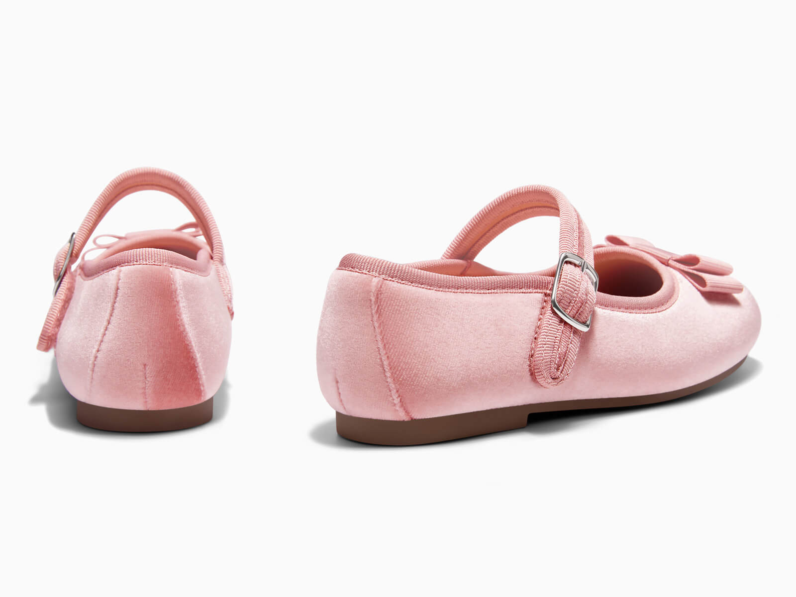 Coutgo Girls Pink Mary Jane Dress Shoes