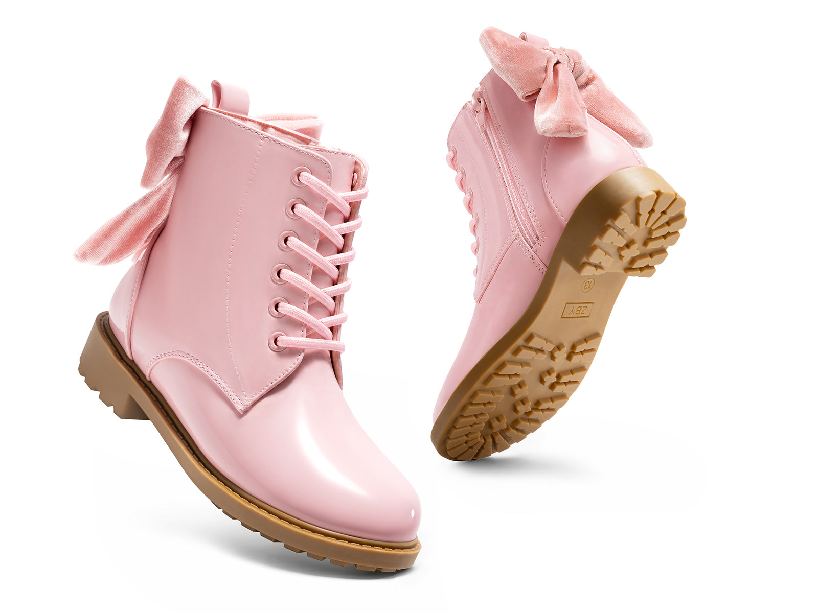 Coutgo Girls Pink Dress Booties