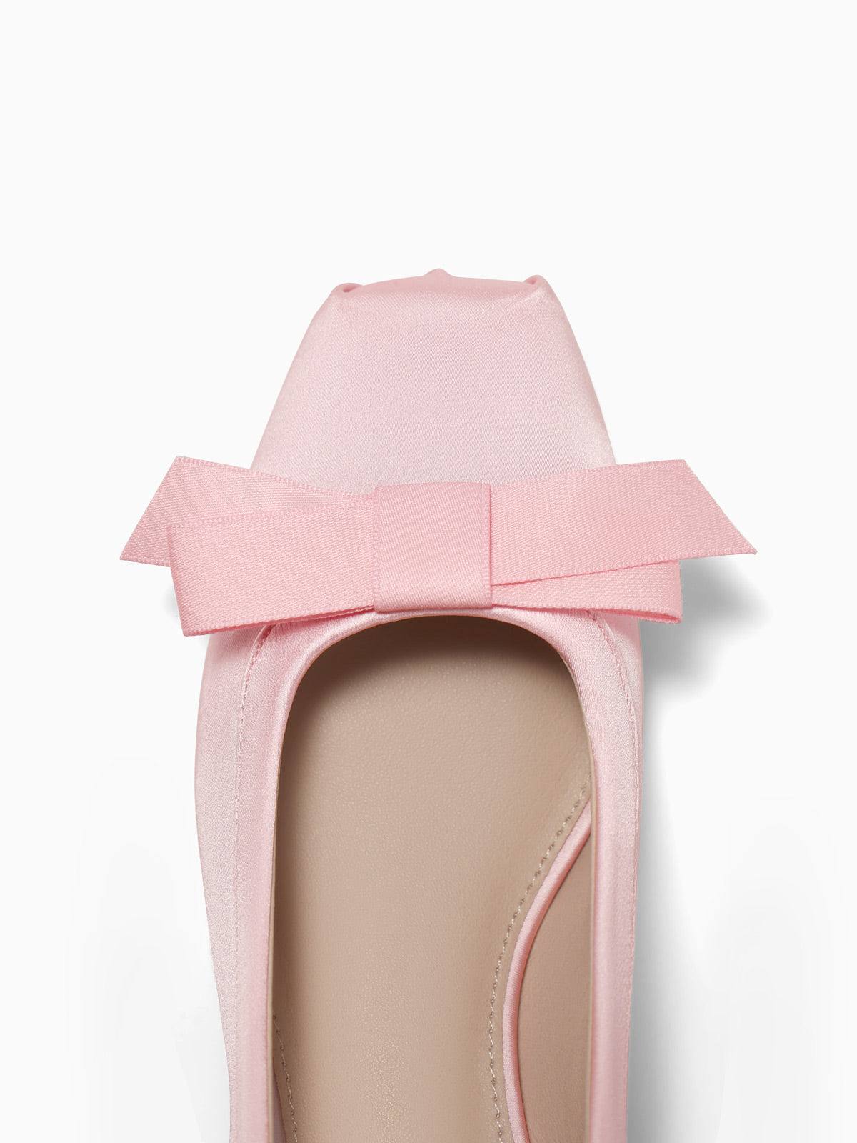Coutgo Womens Pink Bow Slingback Dress Heels