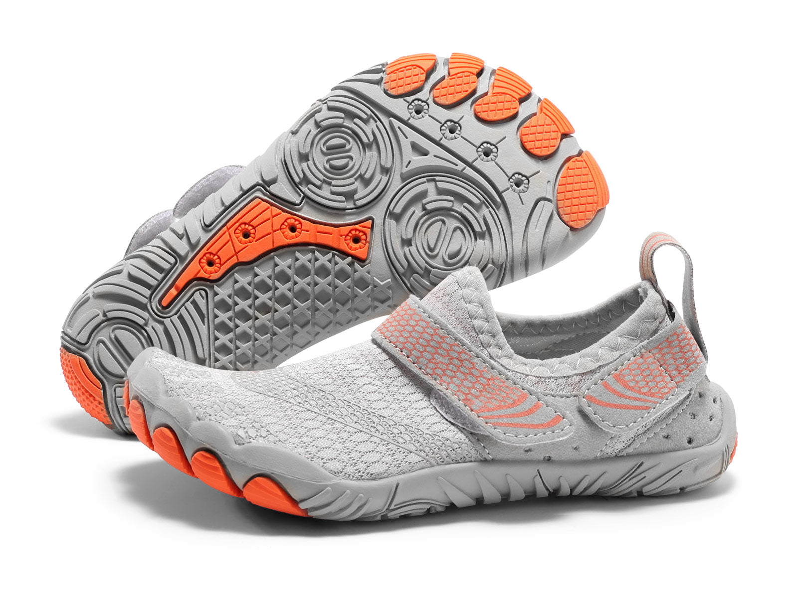Coutgo Barefoot Grey Water Shoes for Kids