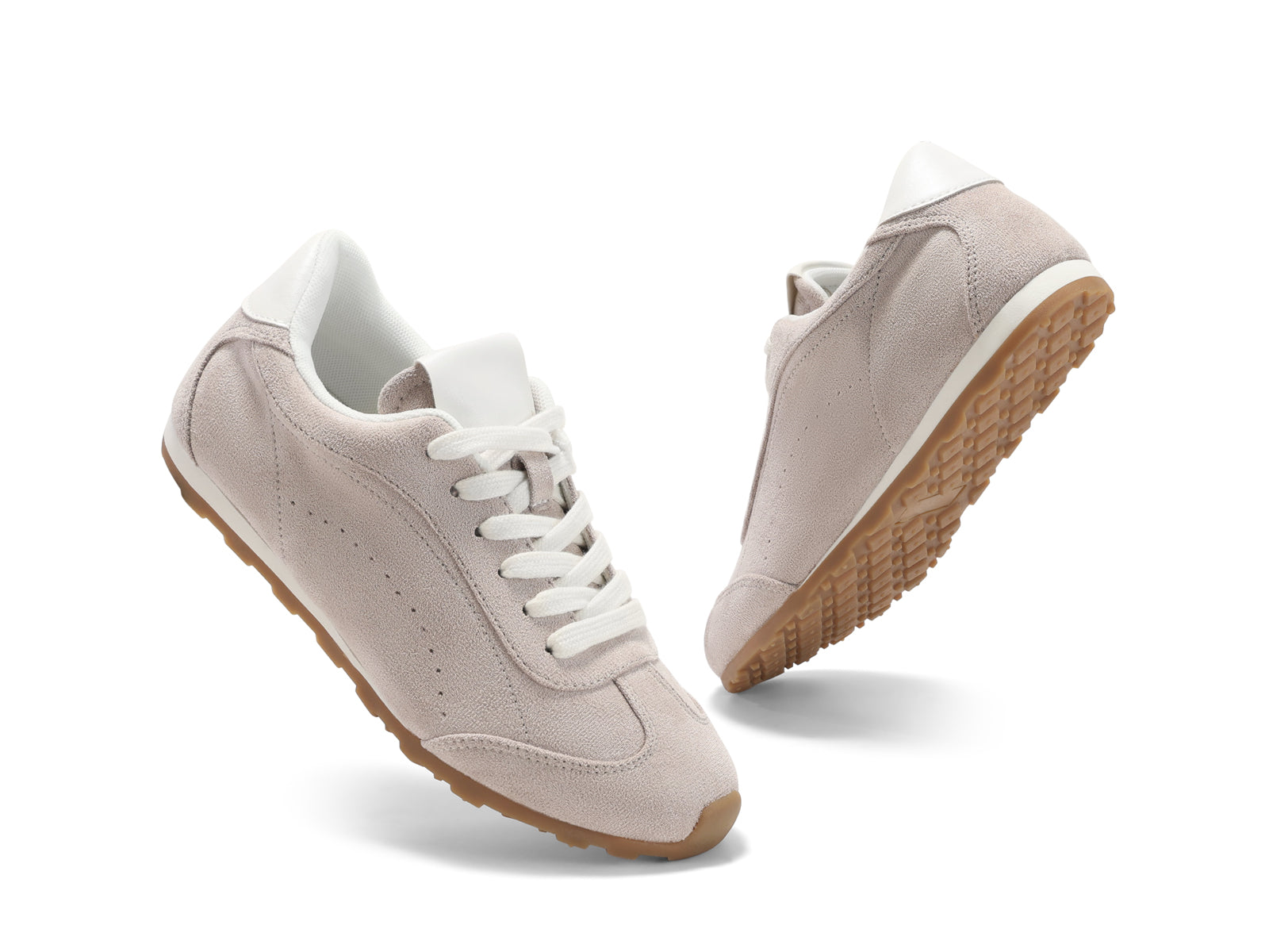 Coutgo Women Grey Casual Fashion Sneakers