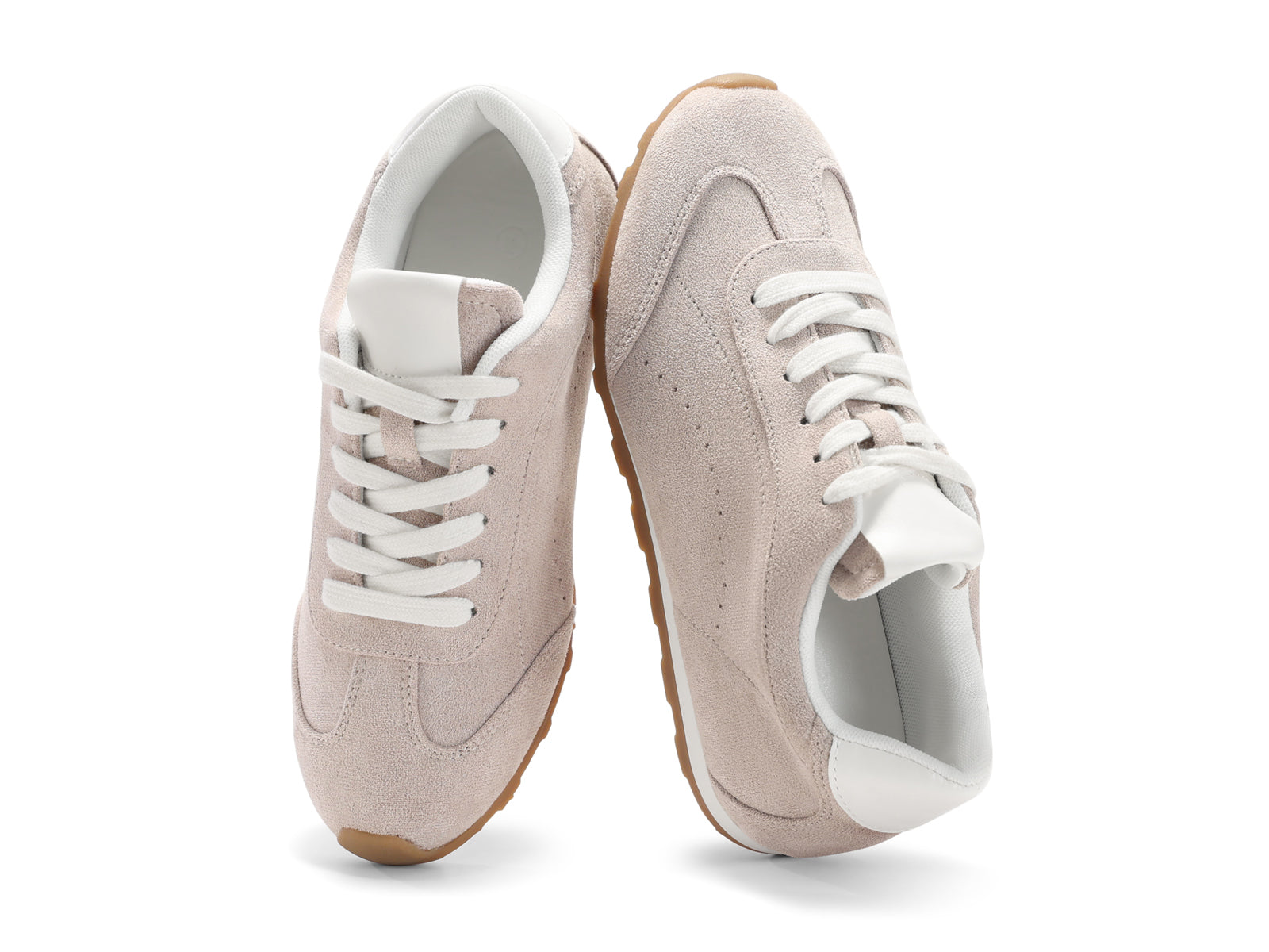 Coutgo Women Grey Casual Fashion Sneakers