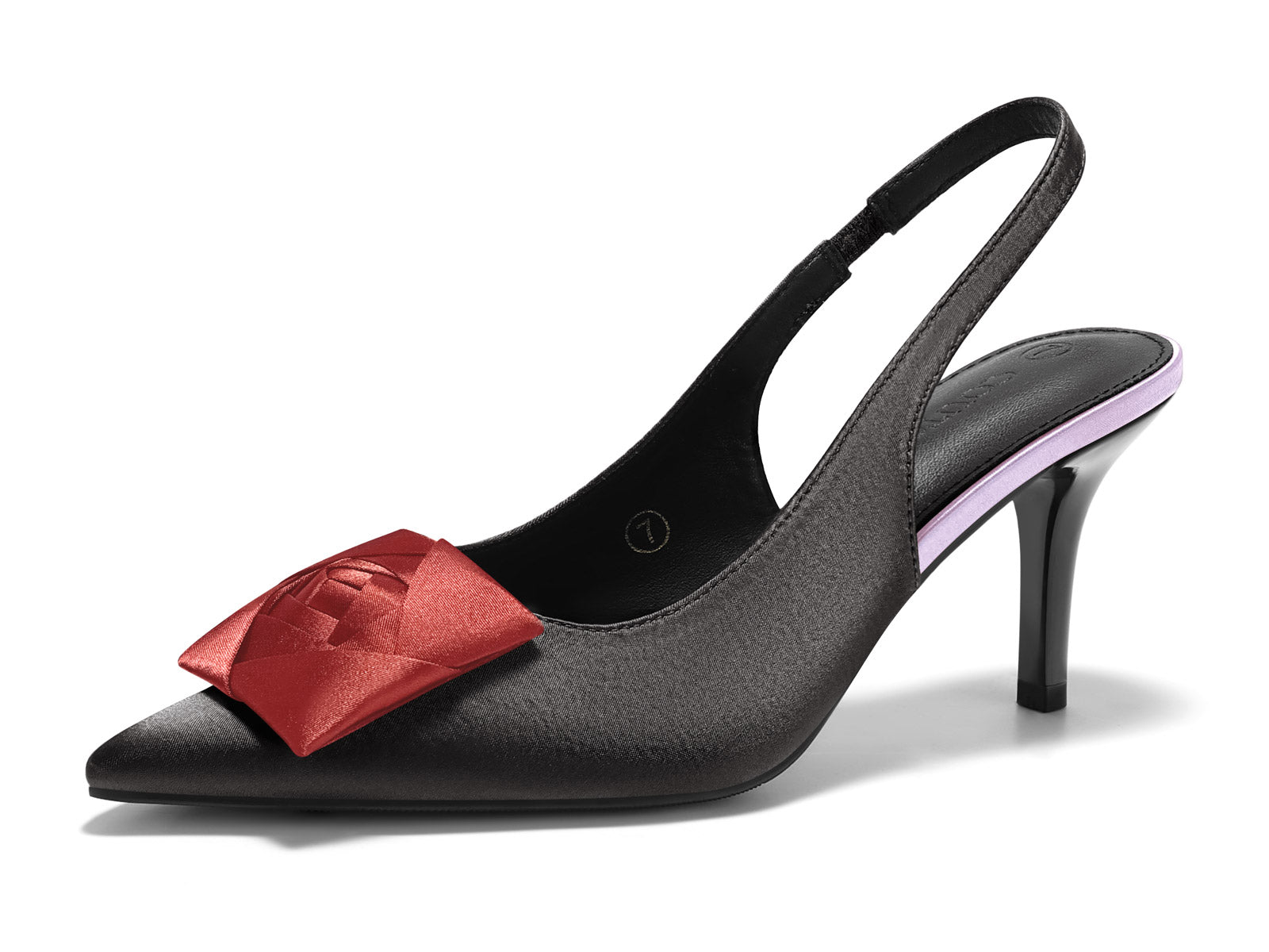 Coutgo Grayish purple Womens Slingback Dress Shoes
