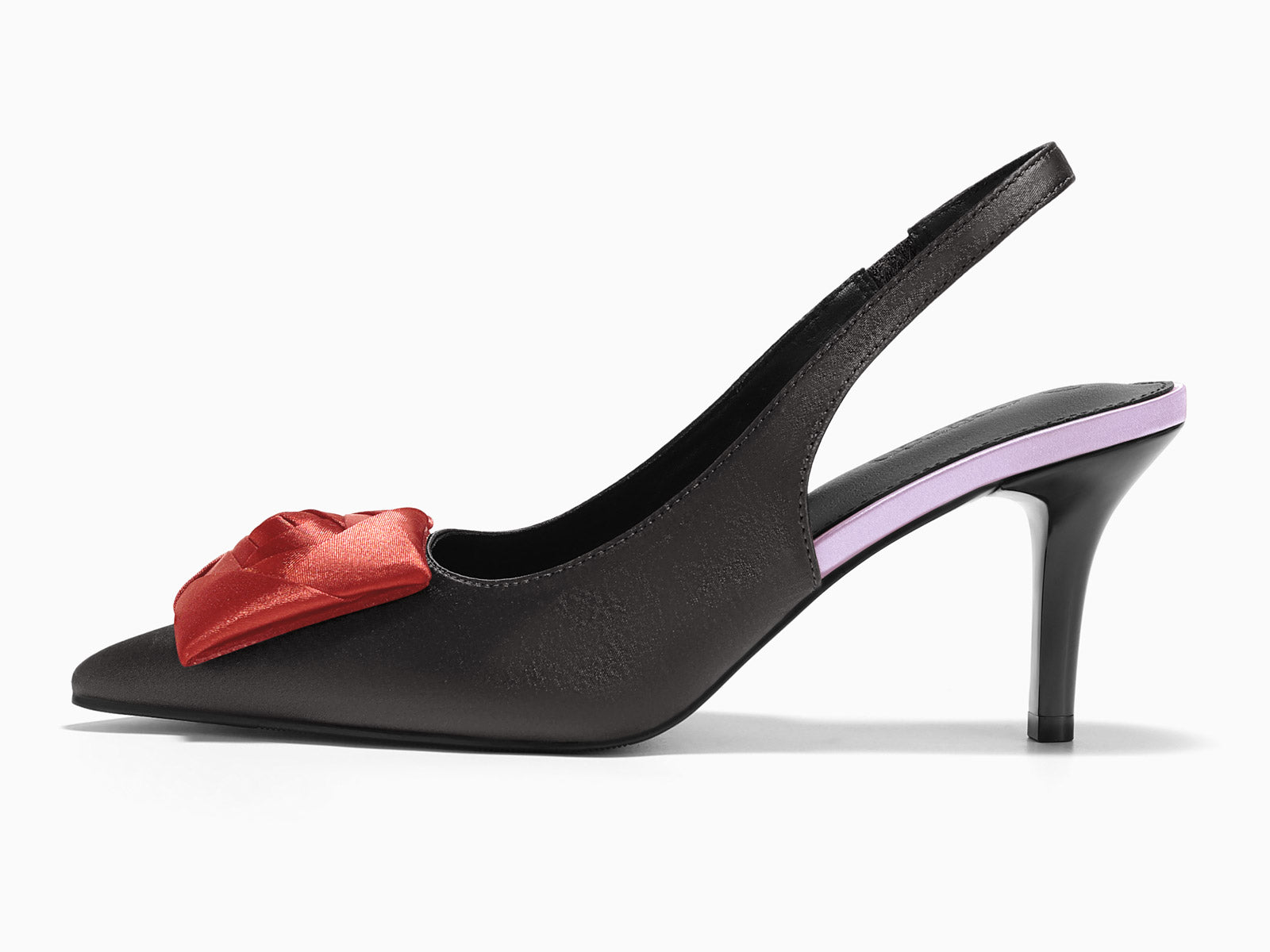 Coutgo Grayish purple Womens Slingback Dress Shoes