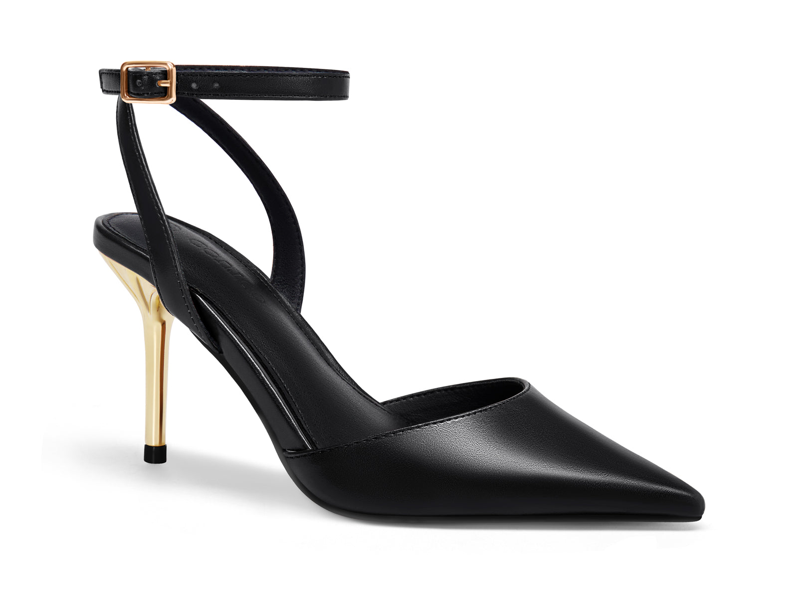 Coutgo Womens Black Party Dress Shoes