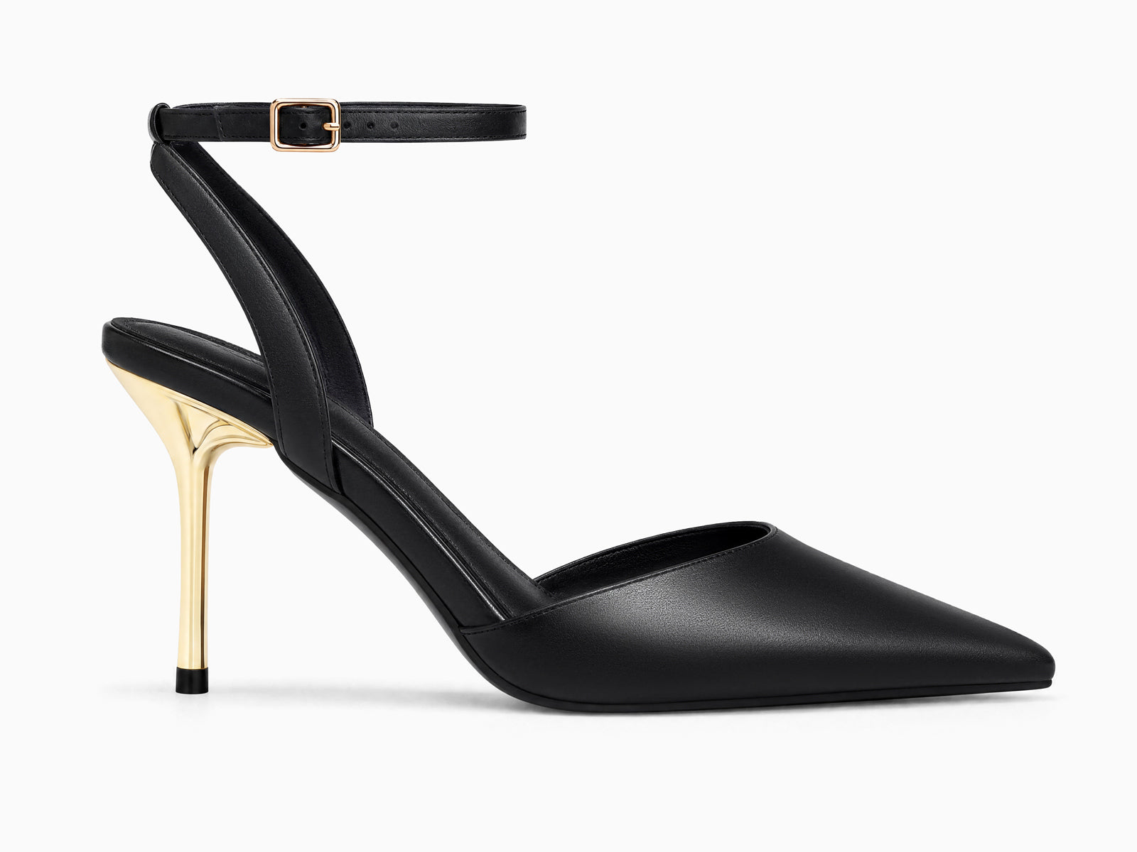 Coutgo Womens Black Party Dress Shoes