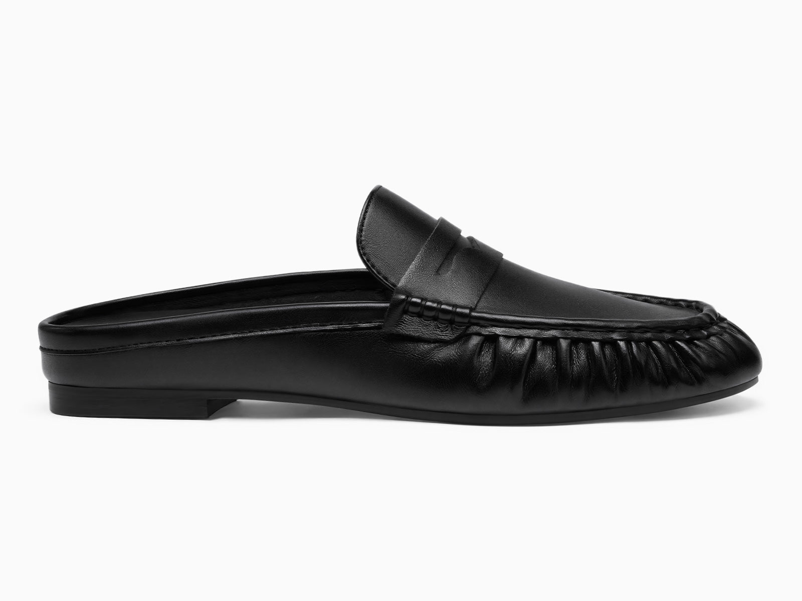 Coutgo Women's Mule Black Loafers